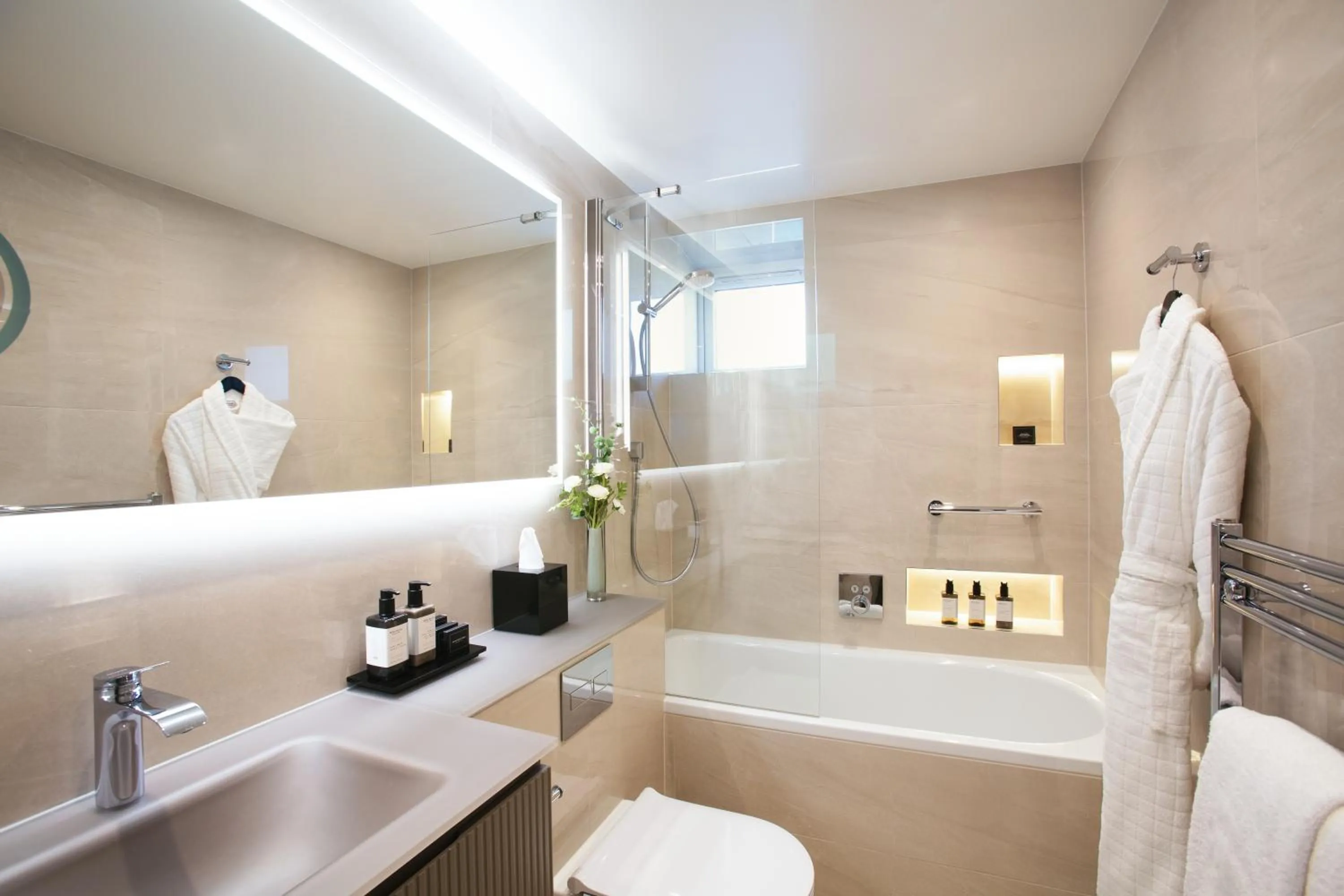 Bathroom in The Rathbone Hotel, Fitzrovia