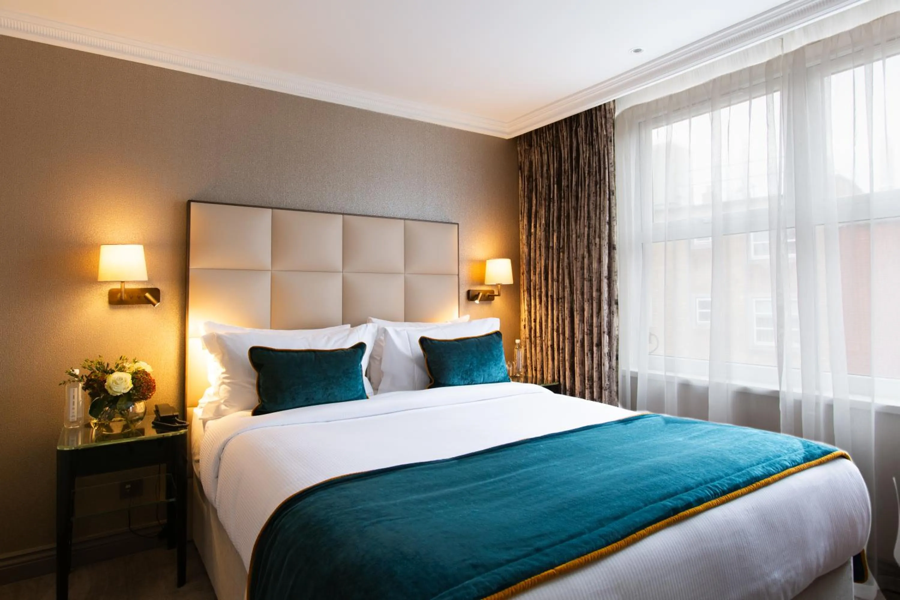 Bedroom, Bed in The Rathbone Hotel, Fitzrovia