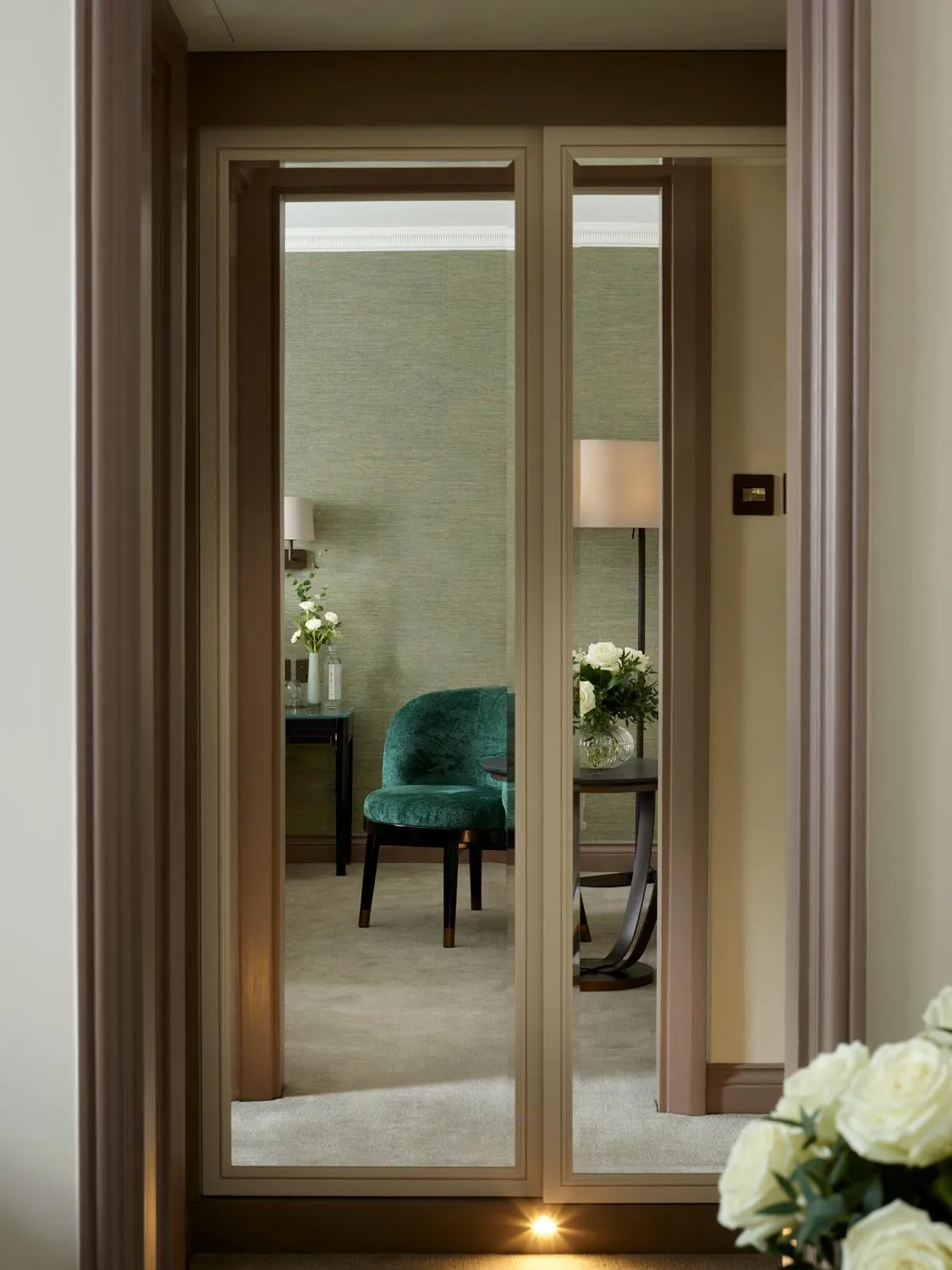 Seating area in The Rathbone Hotel, Fitzrovia