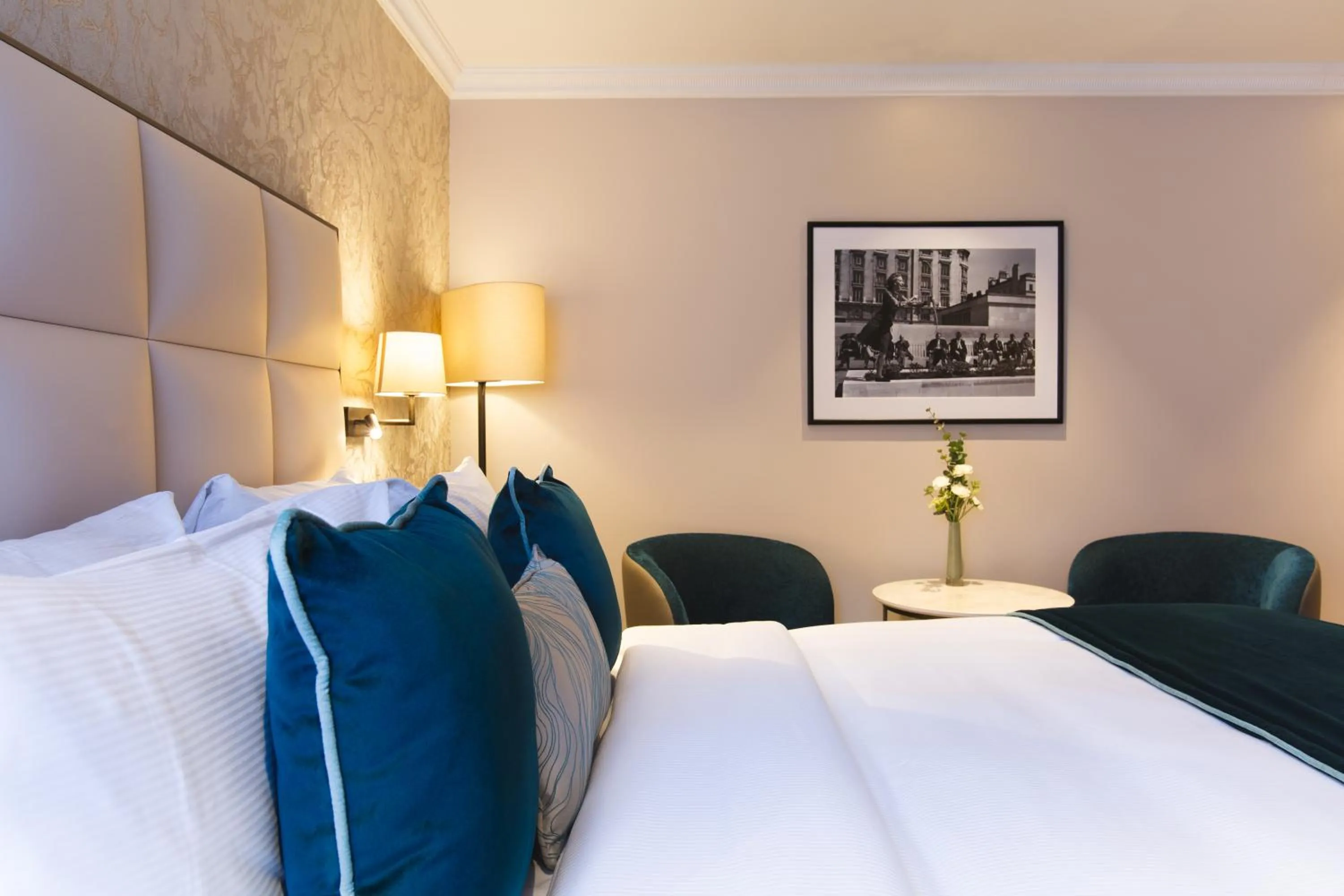 Bedroom, Bed in The Rathbone Hotel, Fitzrovia