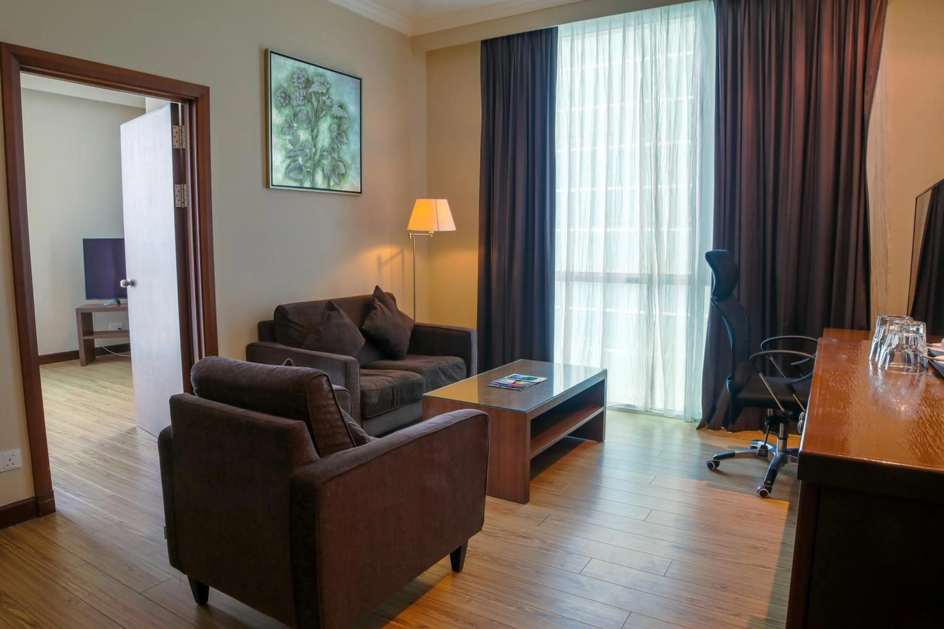 Living room in Swiss Hotel Apartment