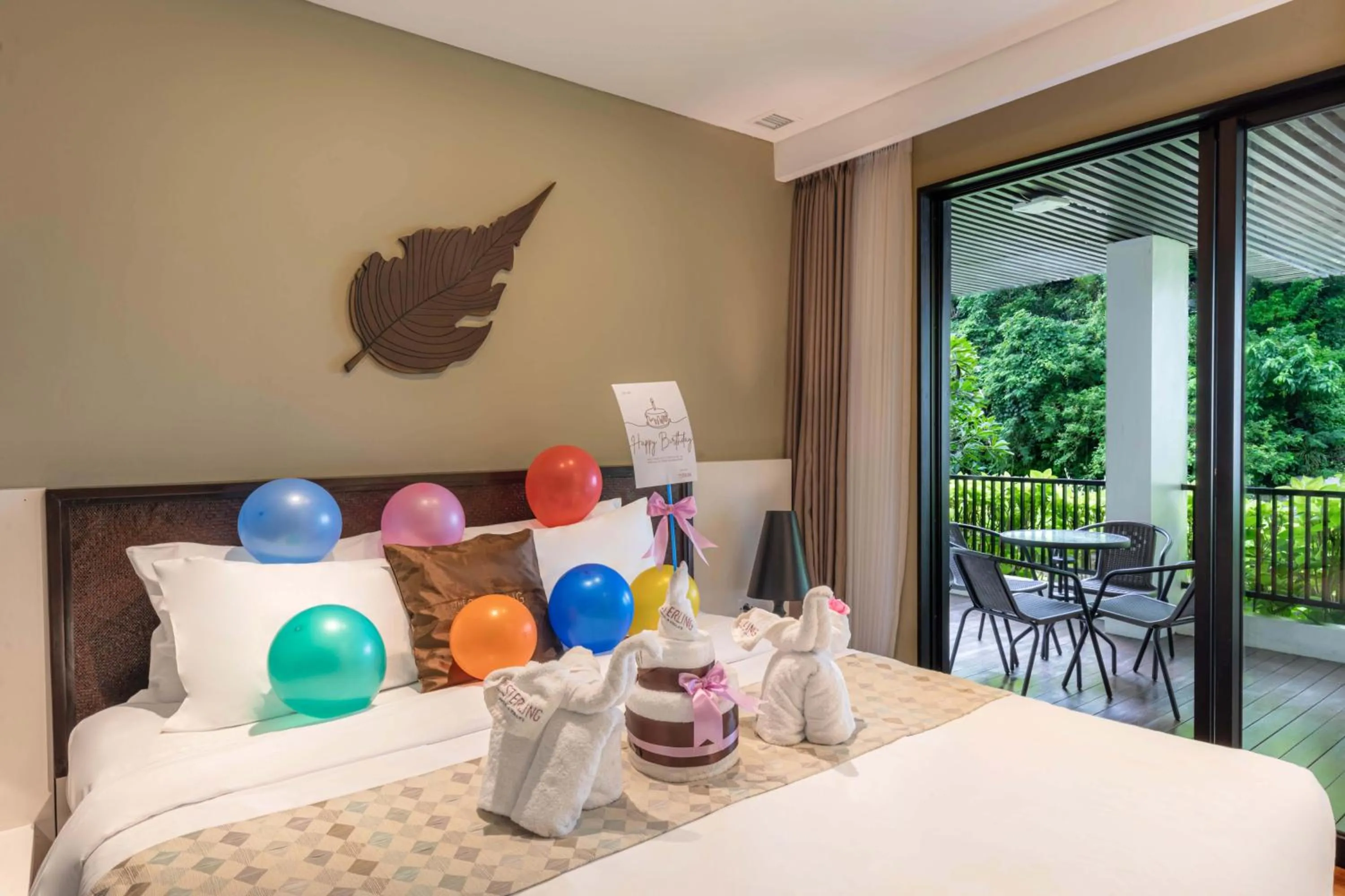 Bed in The Sterling Villas