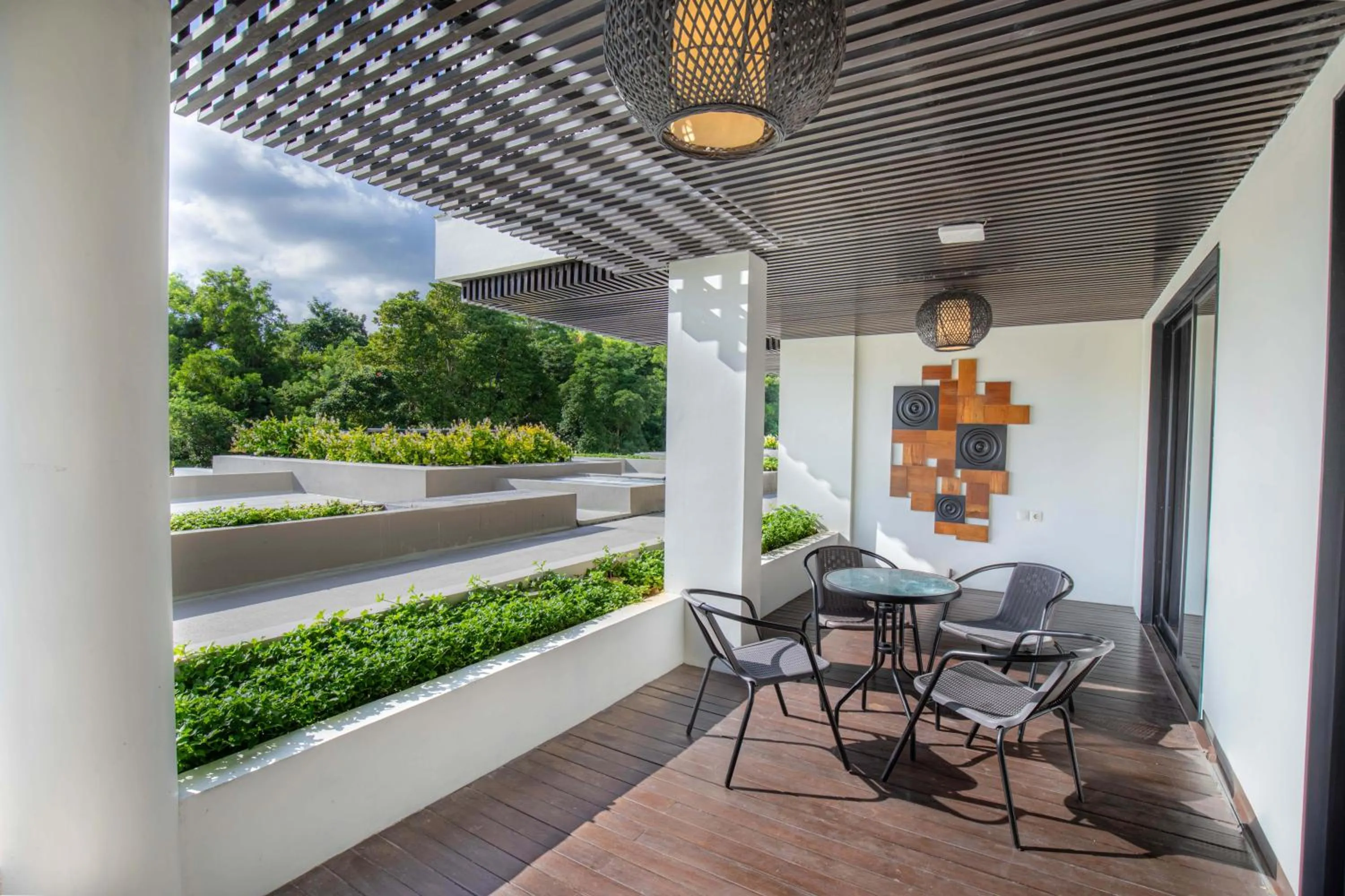 Patio in The Sterling Villas
