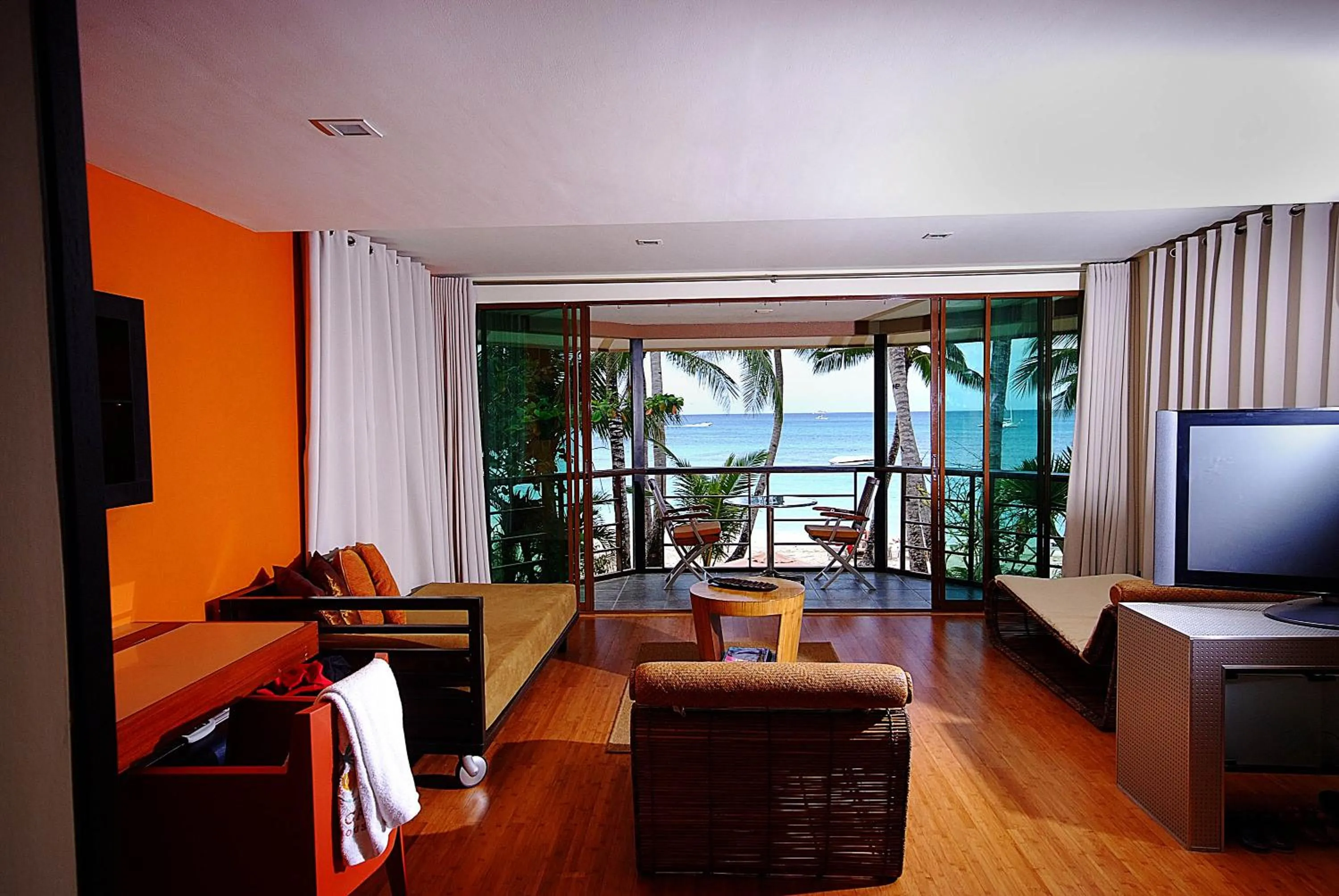 Seating area in Boracay Beach Houses