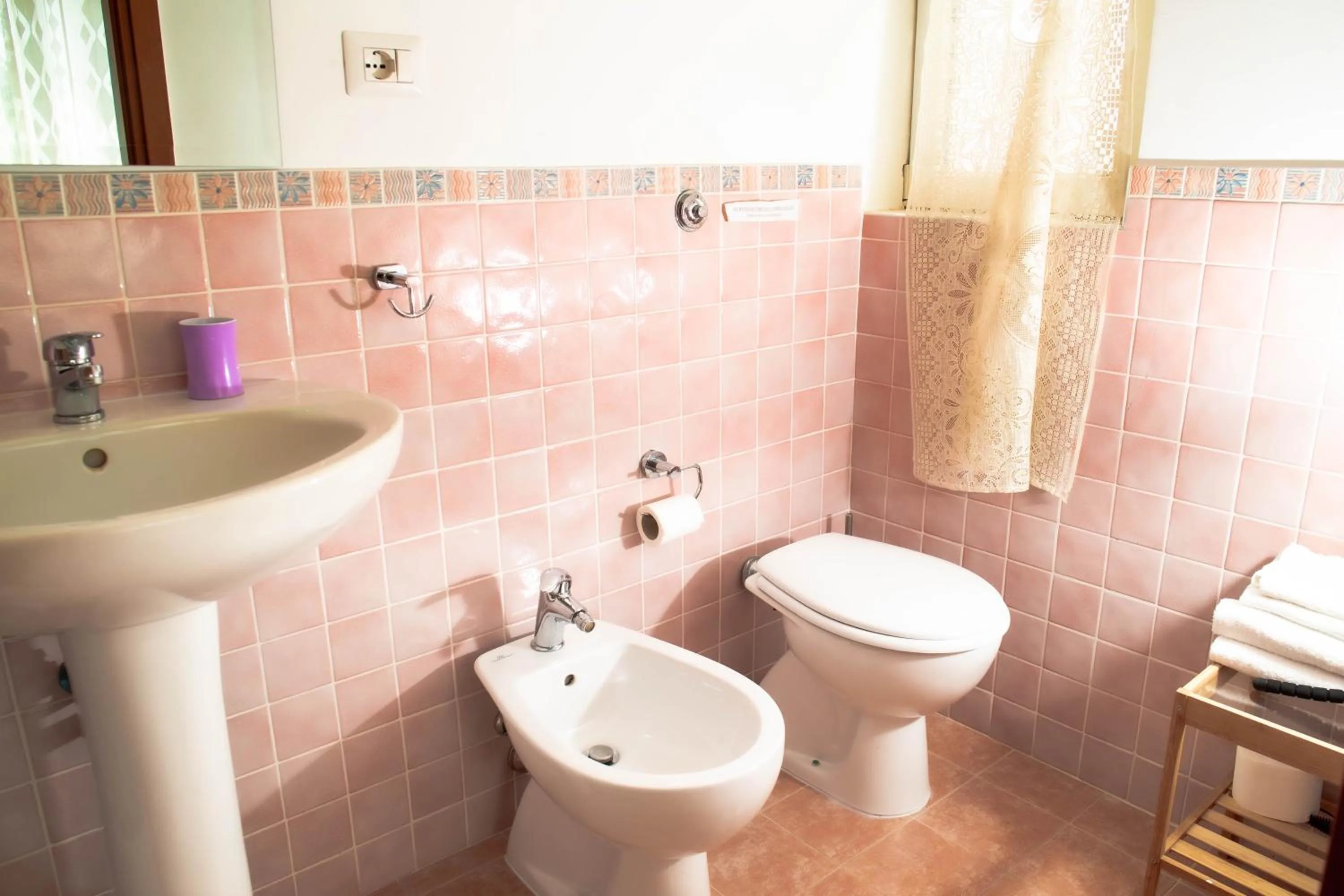 Bathroom in Affittacamere Campus Trigoria