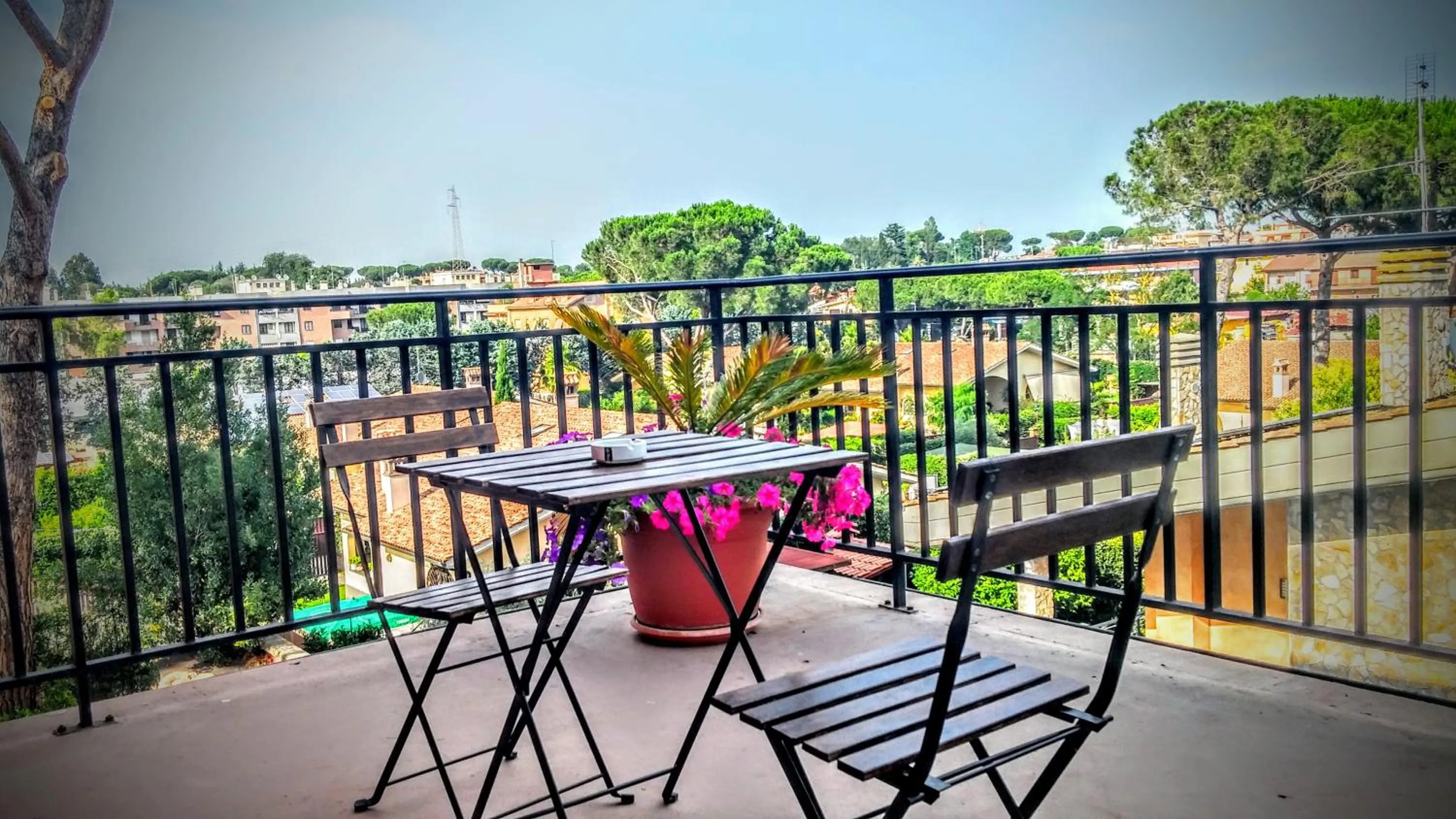 Balcony/Terrace in Affittacamere Campus Trigoria
