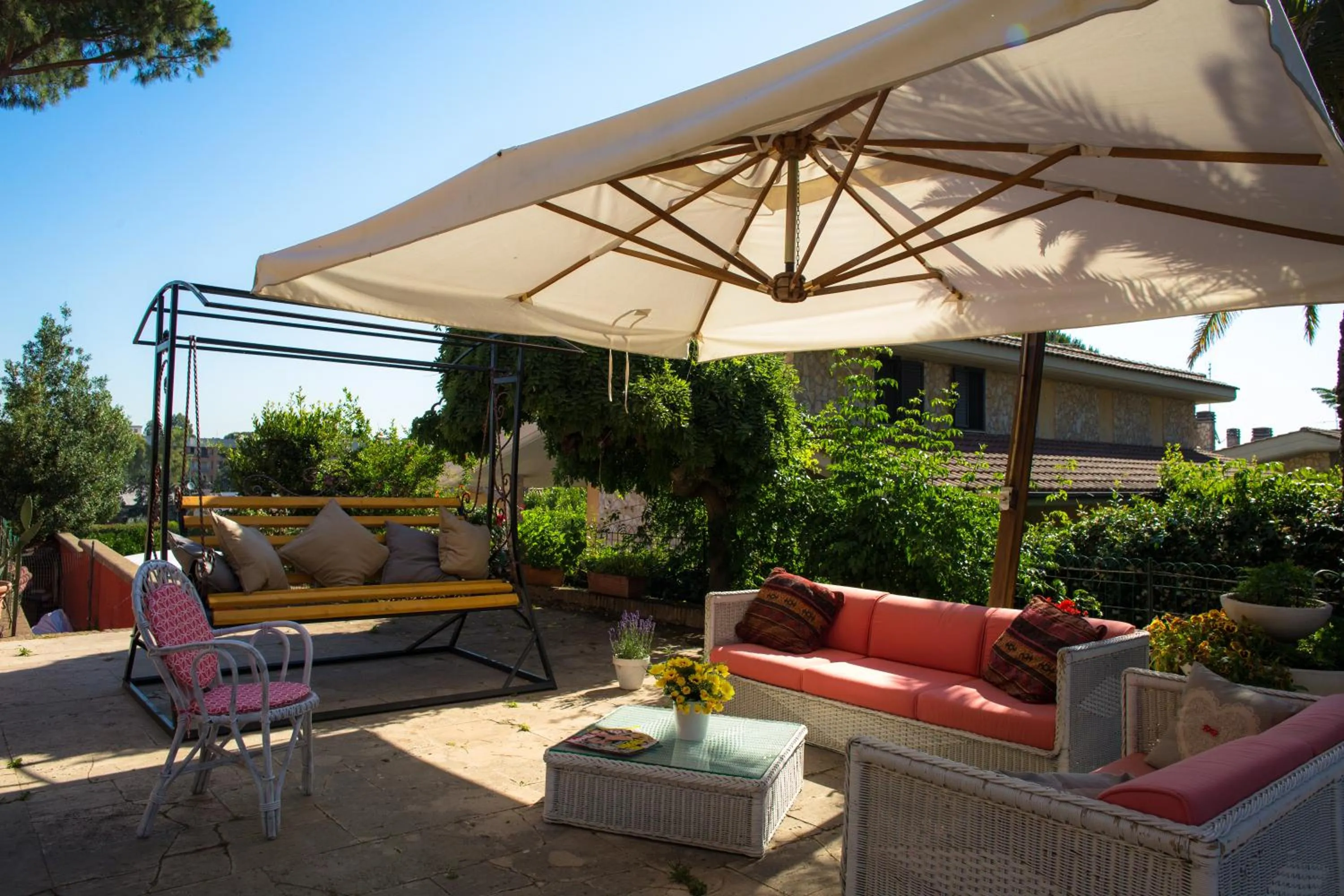 Patio in Affittacamere Campus Trigoria