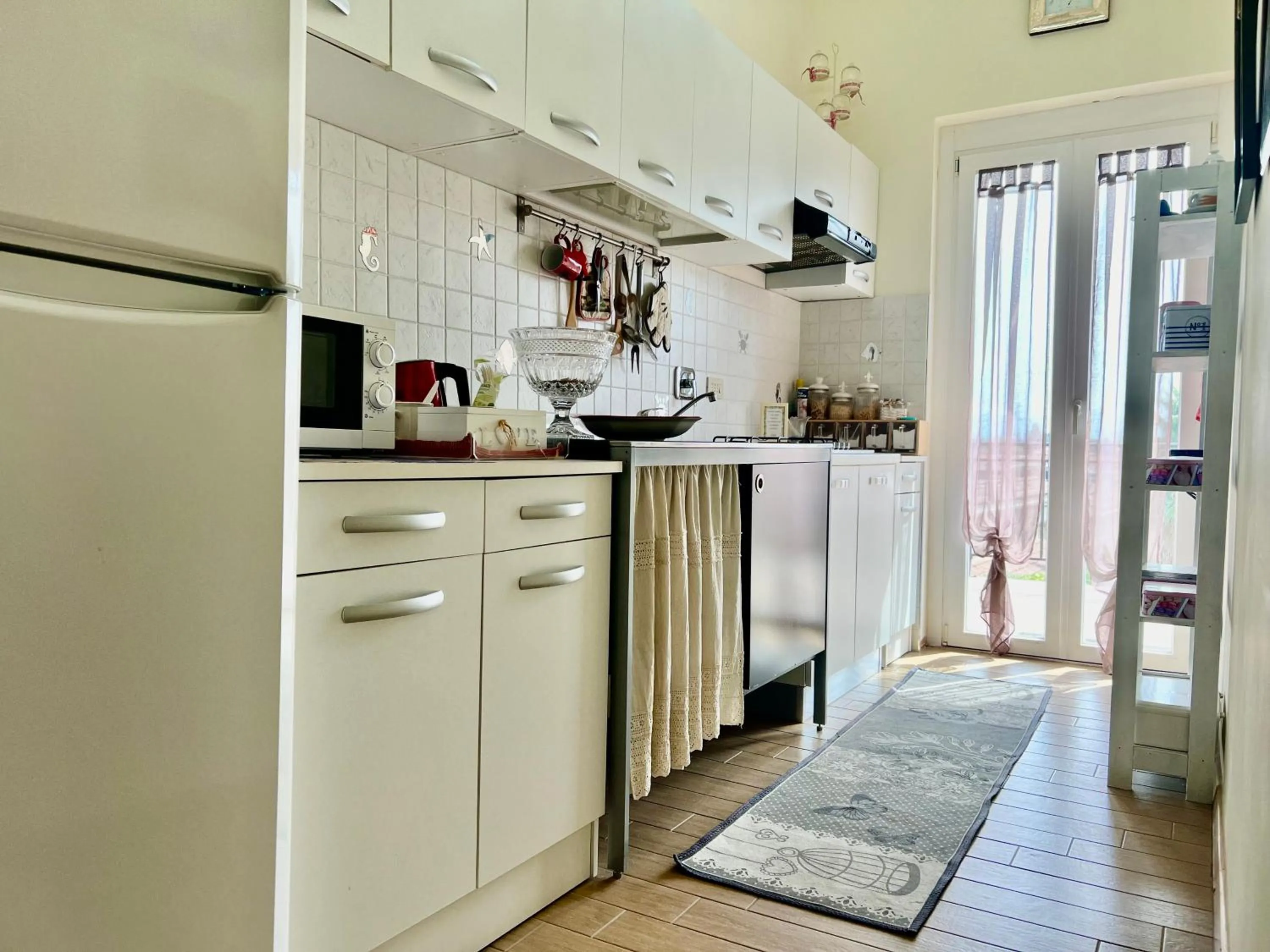 Kitchen or kitchenette in Affittacamere Campus Trigoria