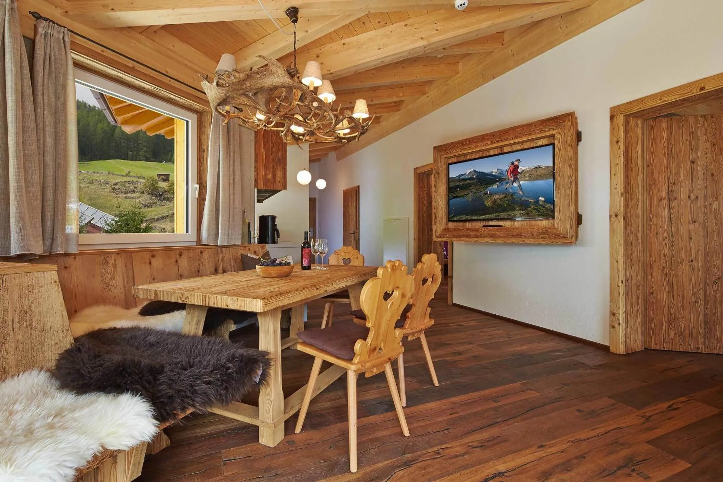 Living room in Alpendiamond Ski in & Bike Out apartments Top 200, 400 & penthouse 600