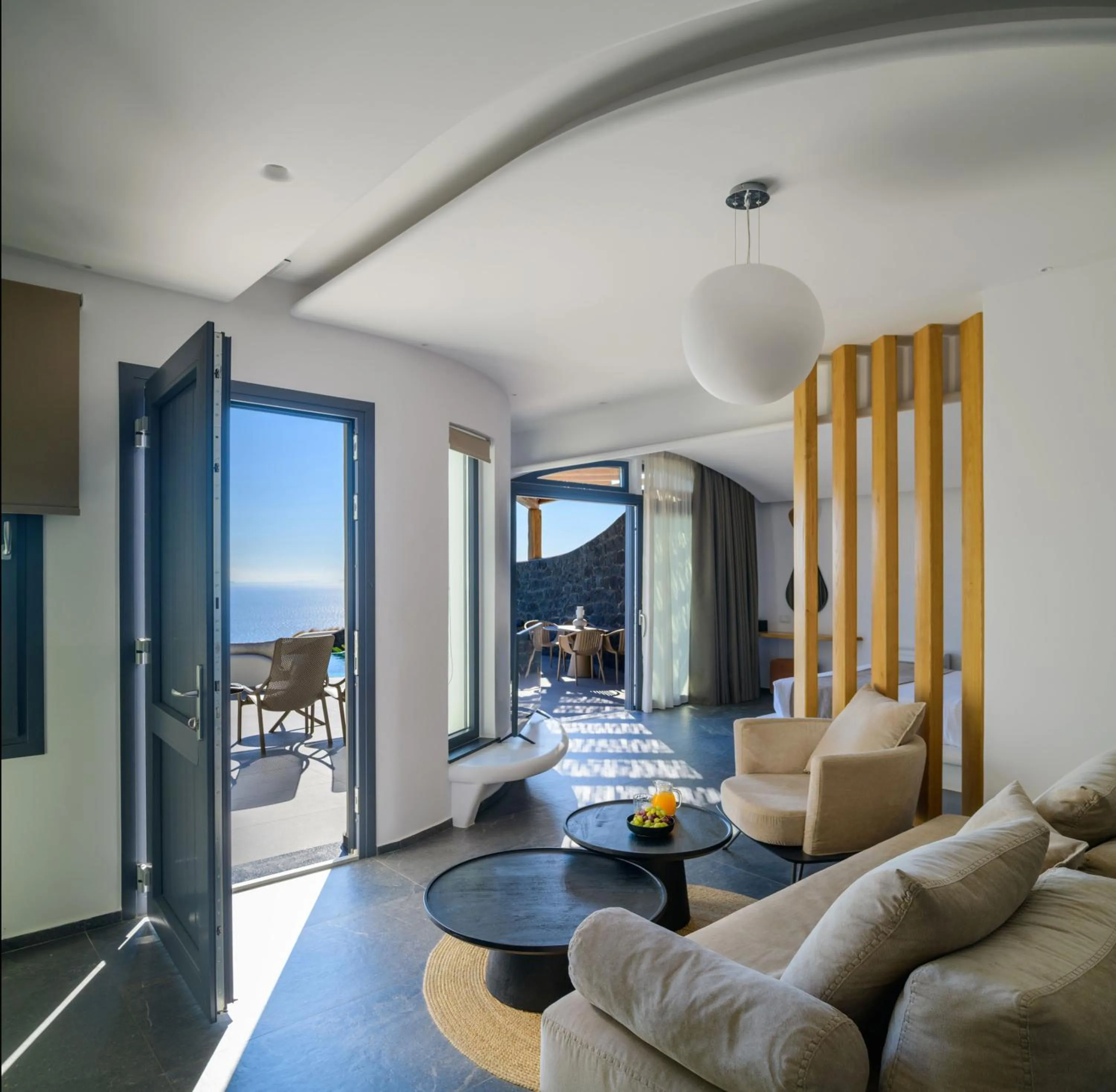 Living room in Secret Path Luxury Villas