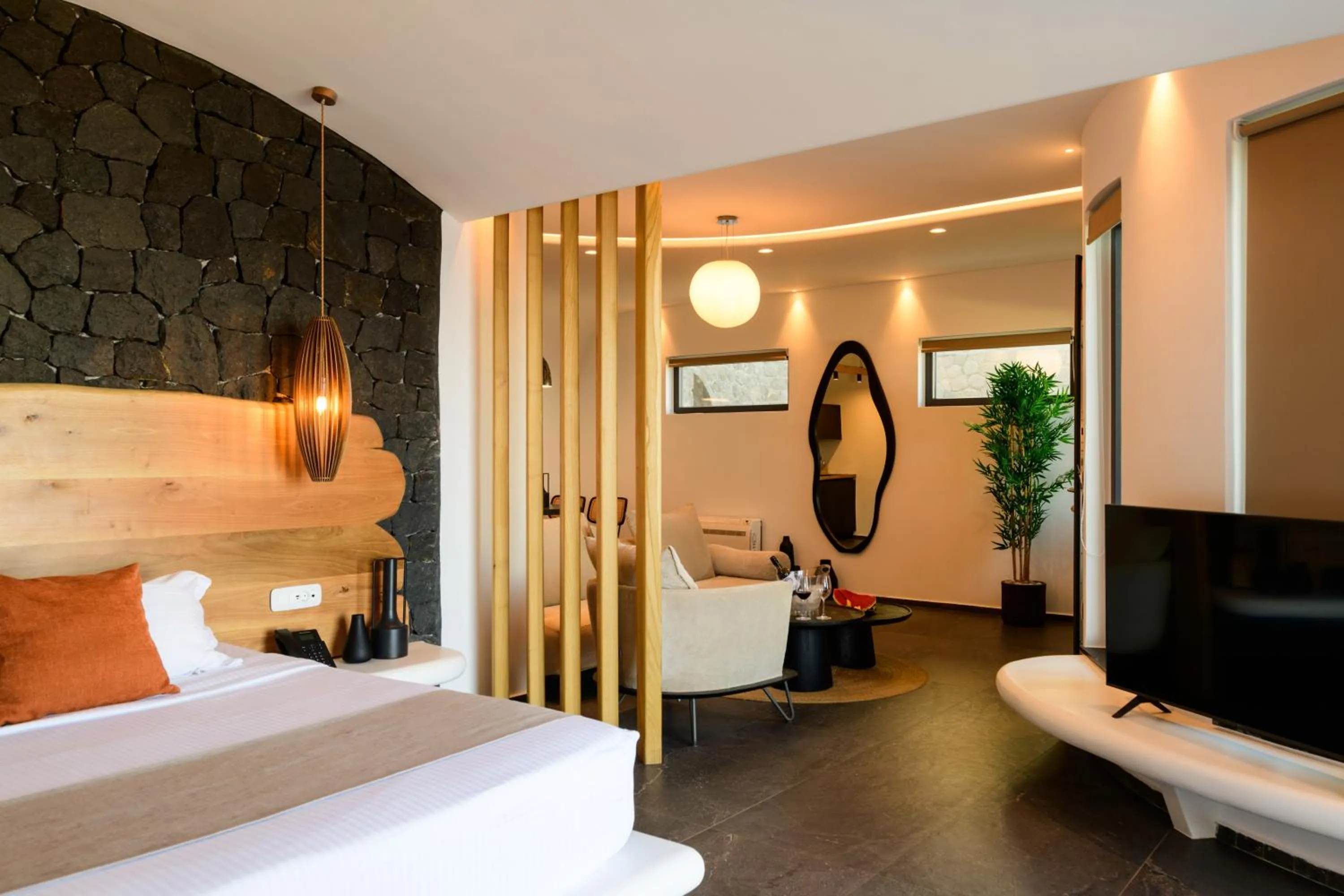 Bed in Secret Path Luxury Villas