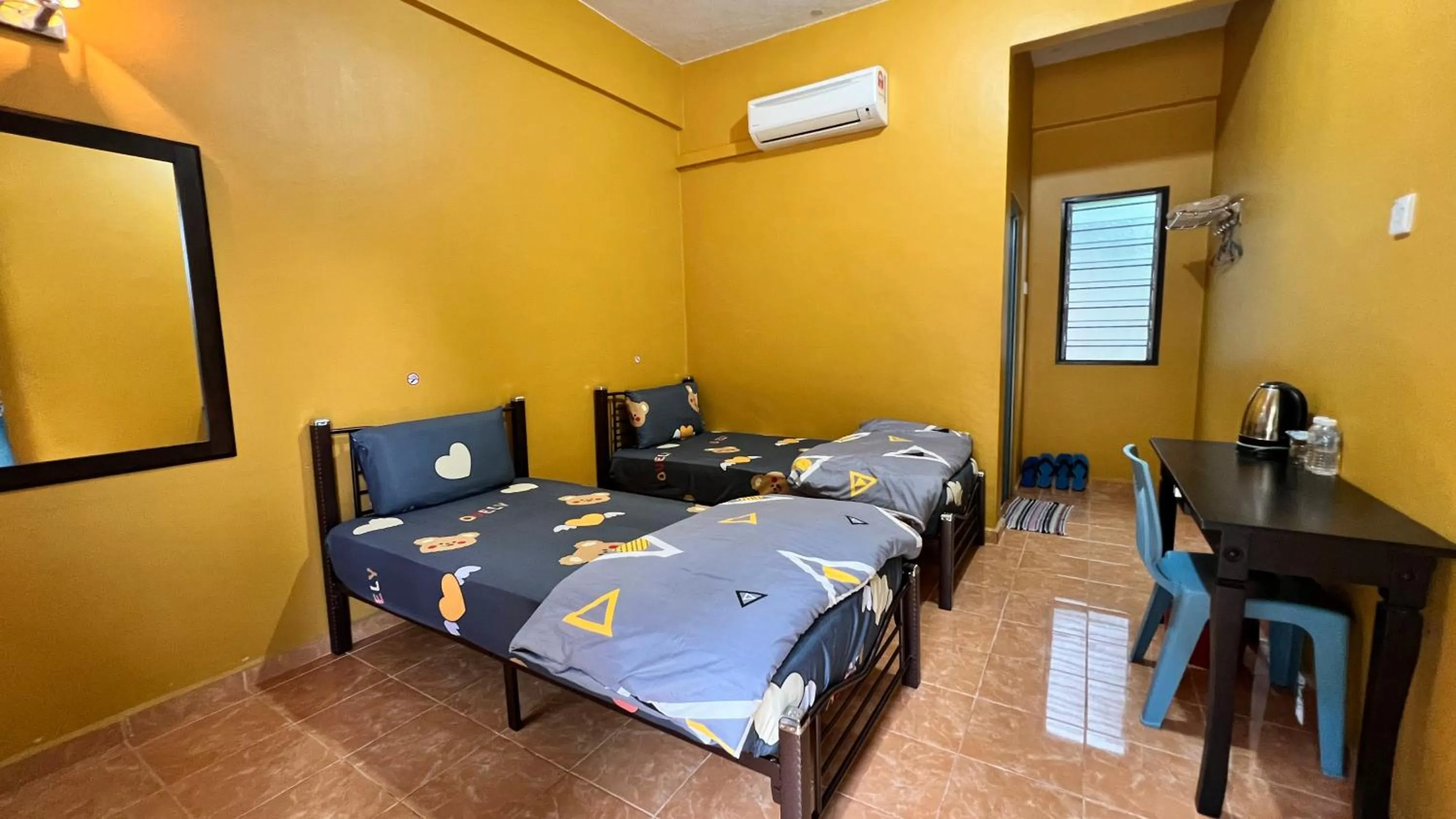 Bed in Country house Pulai Holiday Village