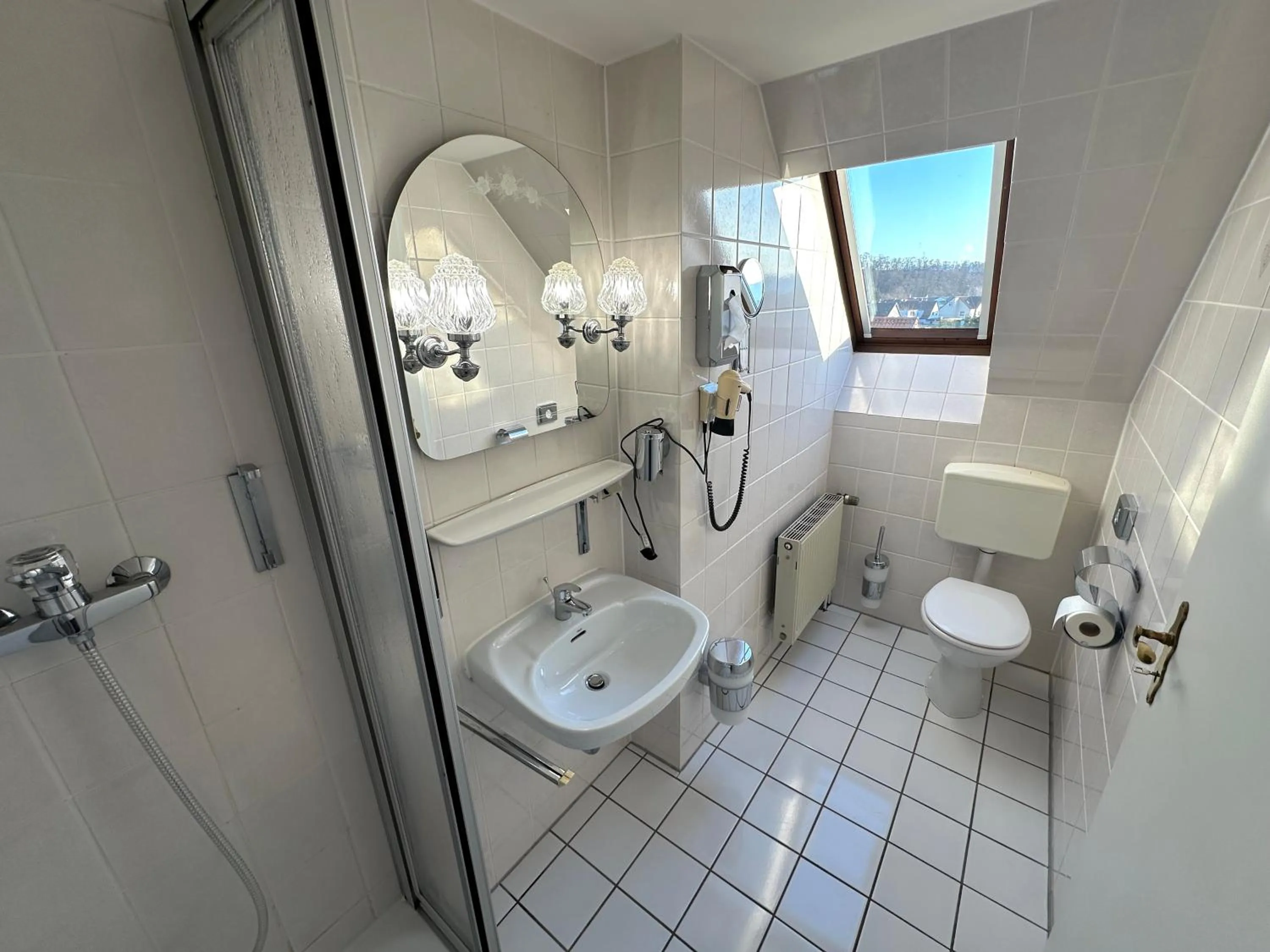 Shower in Gästehaus am Harz - Monteurzimmer mit Hotelstandard