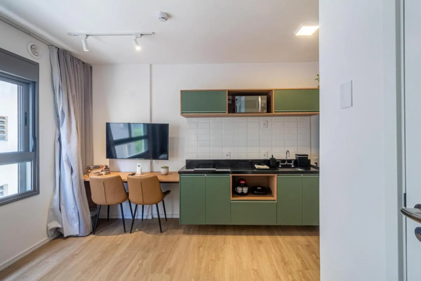 Kitchen or kitchenette in 360 Athos Paraiso