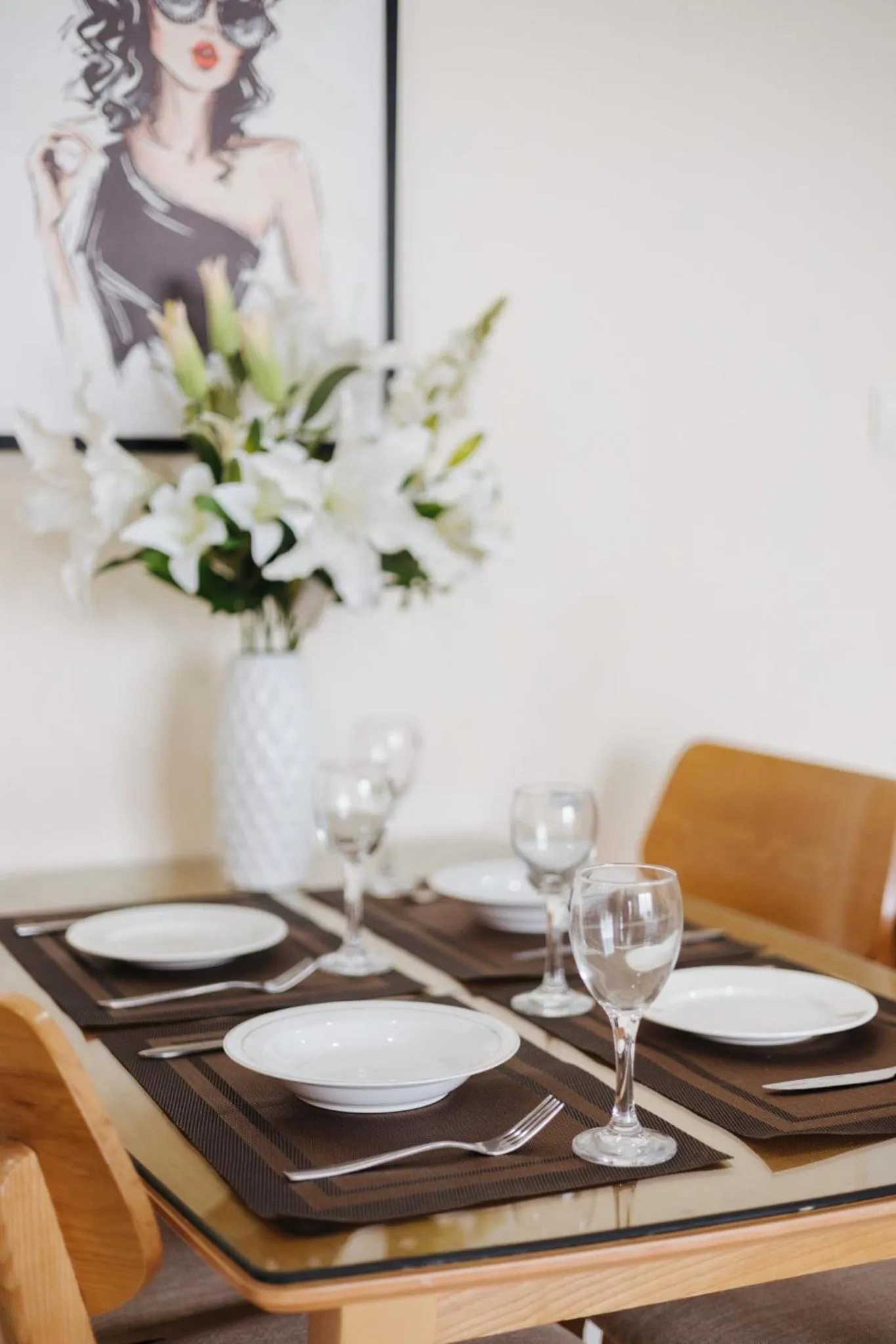 Dining area in Daniel Apartment - D'Capitale Ha Noi