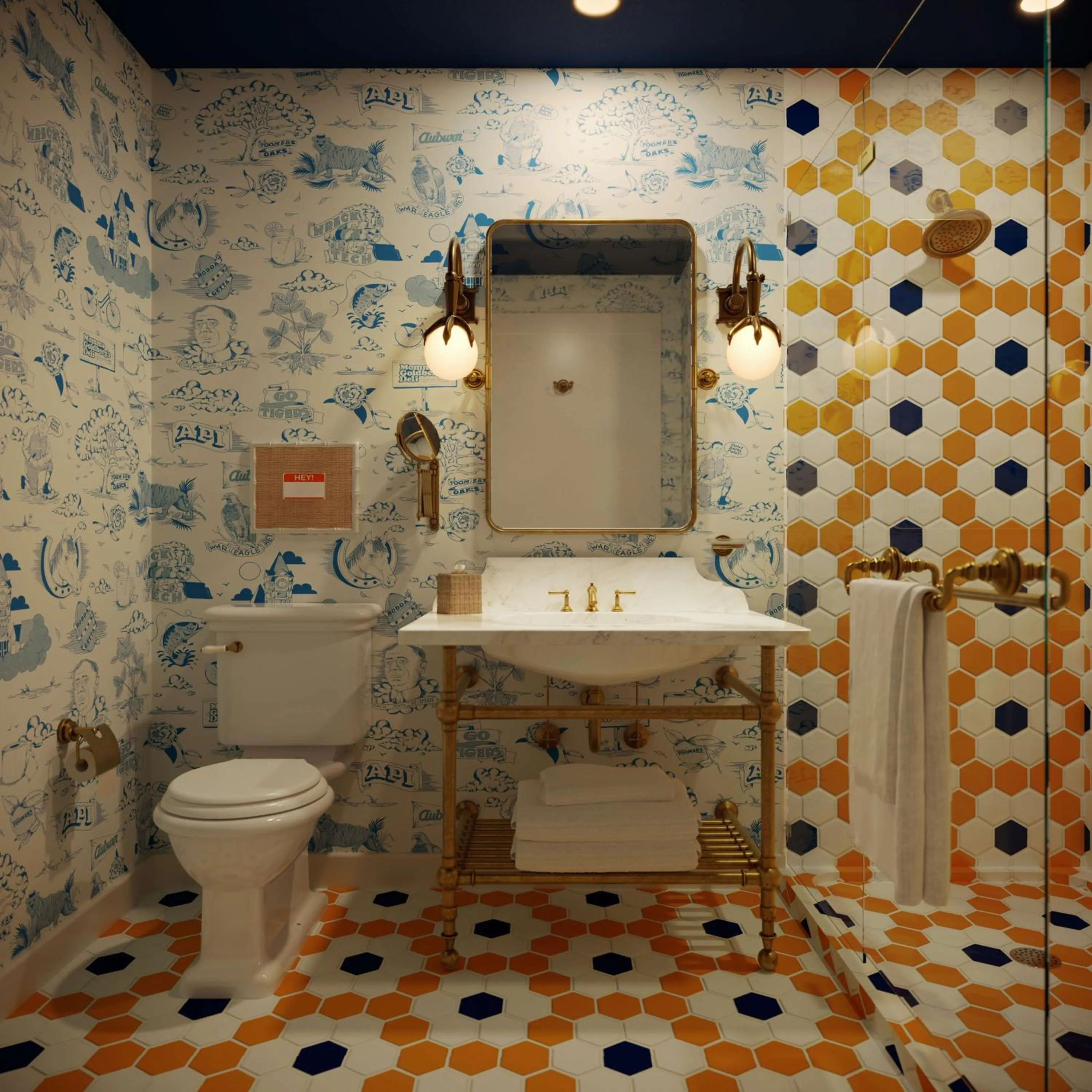 Bathroom in Graduate by Hilton Auburn, AL