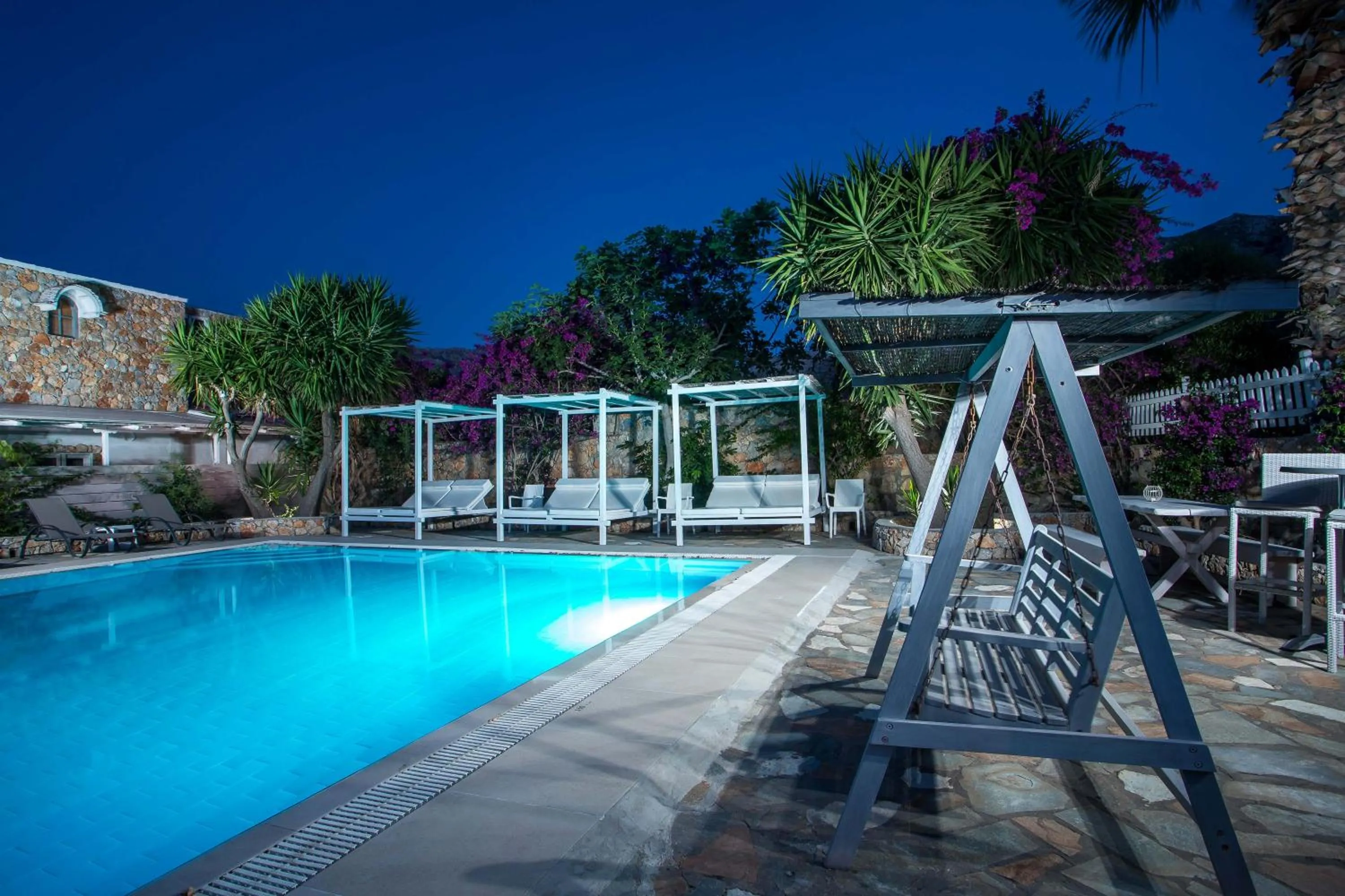 Swimming pool in Hotel Irini