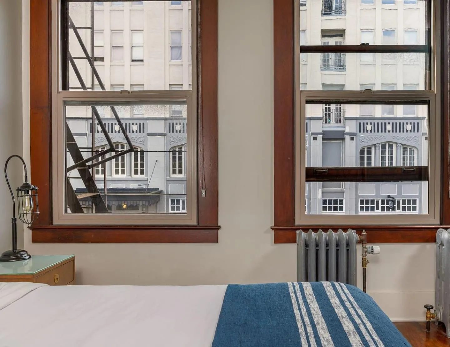 Bed in Commodore Hotel