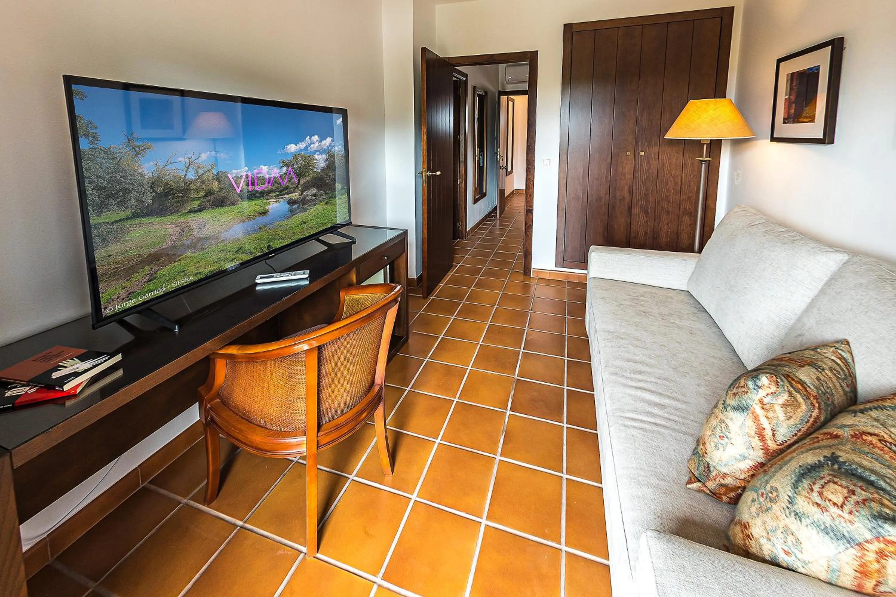 TV and multimedia in Hotel-Restaurante Casa García Almonaster La Real