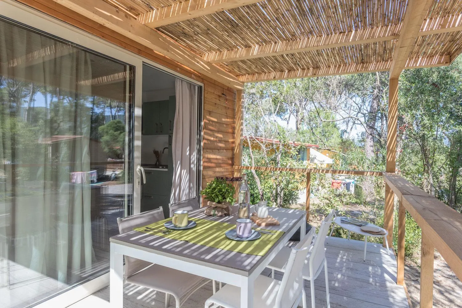 Patio in PuntAla Camp & Resort