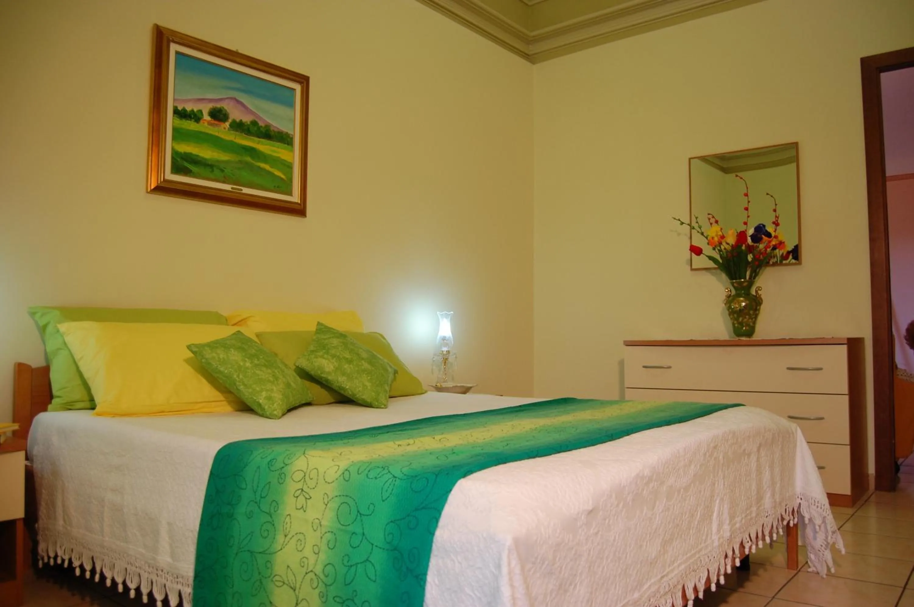 Bedroom, Bed in Albicocche House