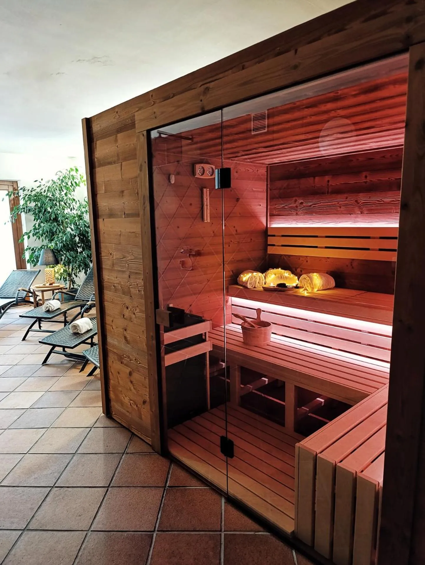 Sauna in Wellness hotel & minipivovar Kněžínek