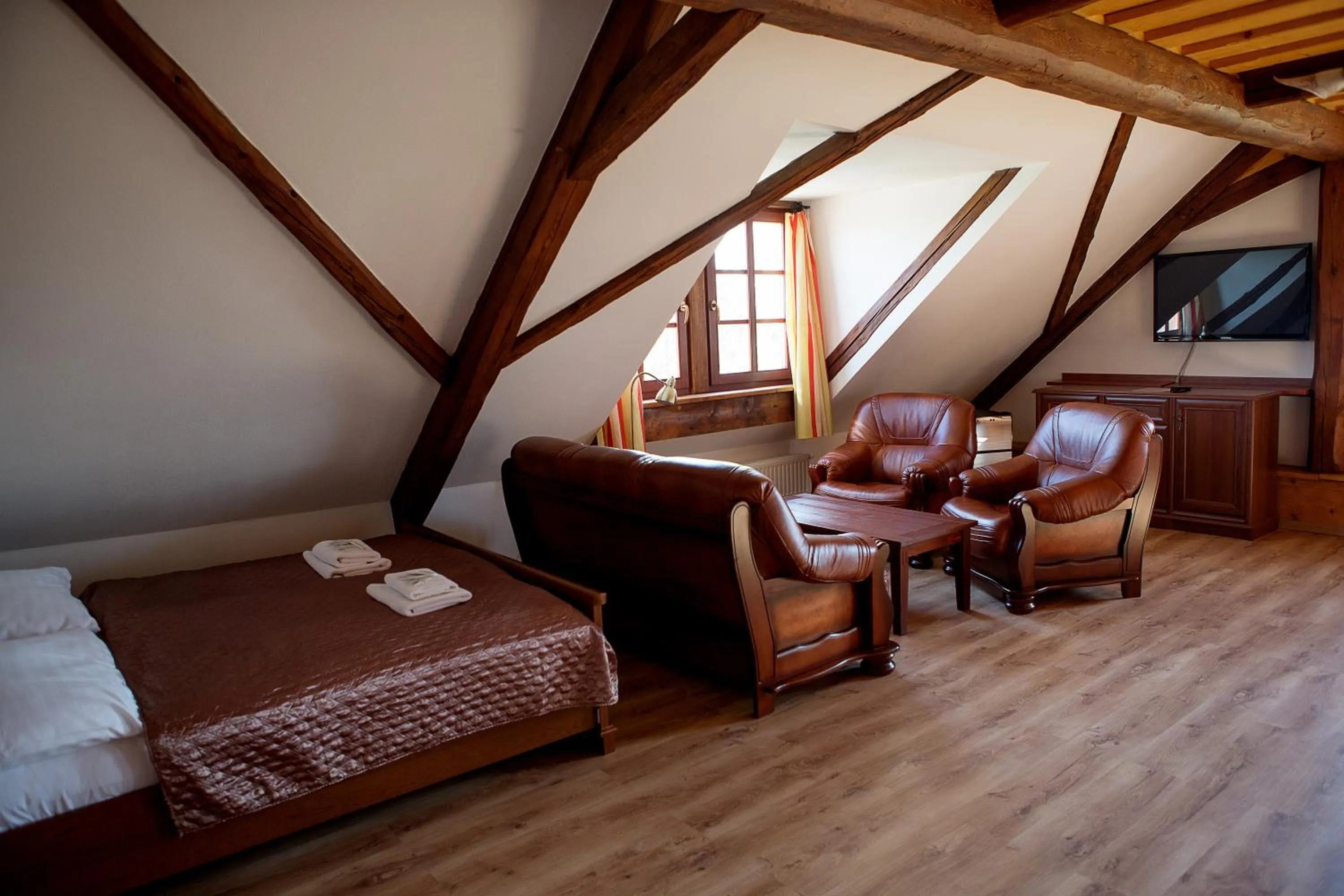 Seating area in Wellness hotel & minipivovar Kněžínek