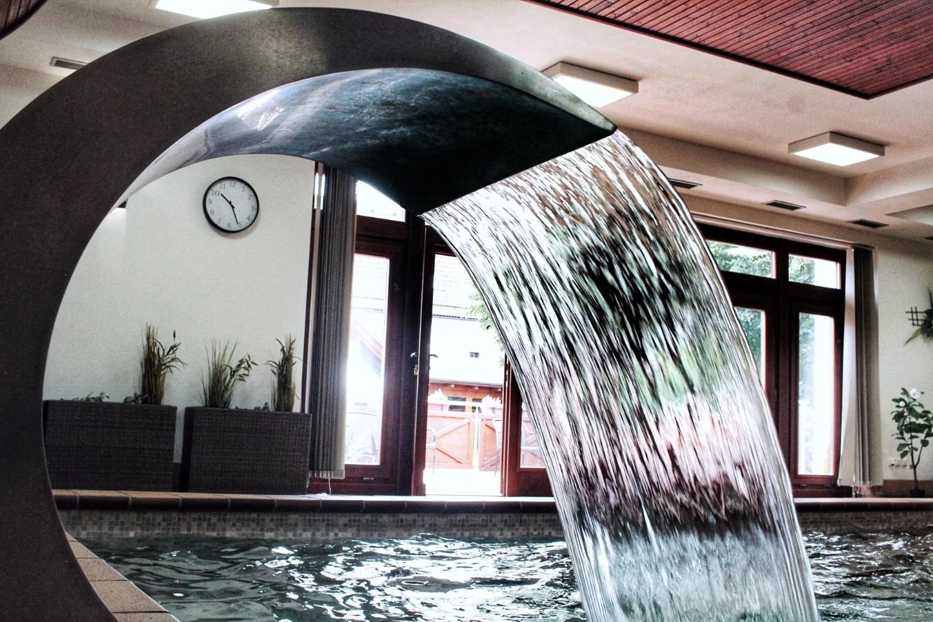 Swimming pool in Wellness hotel & minipivovar Kněžínek