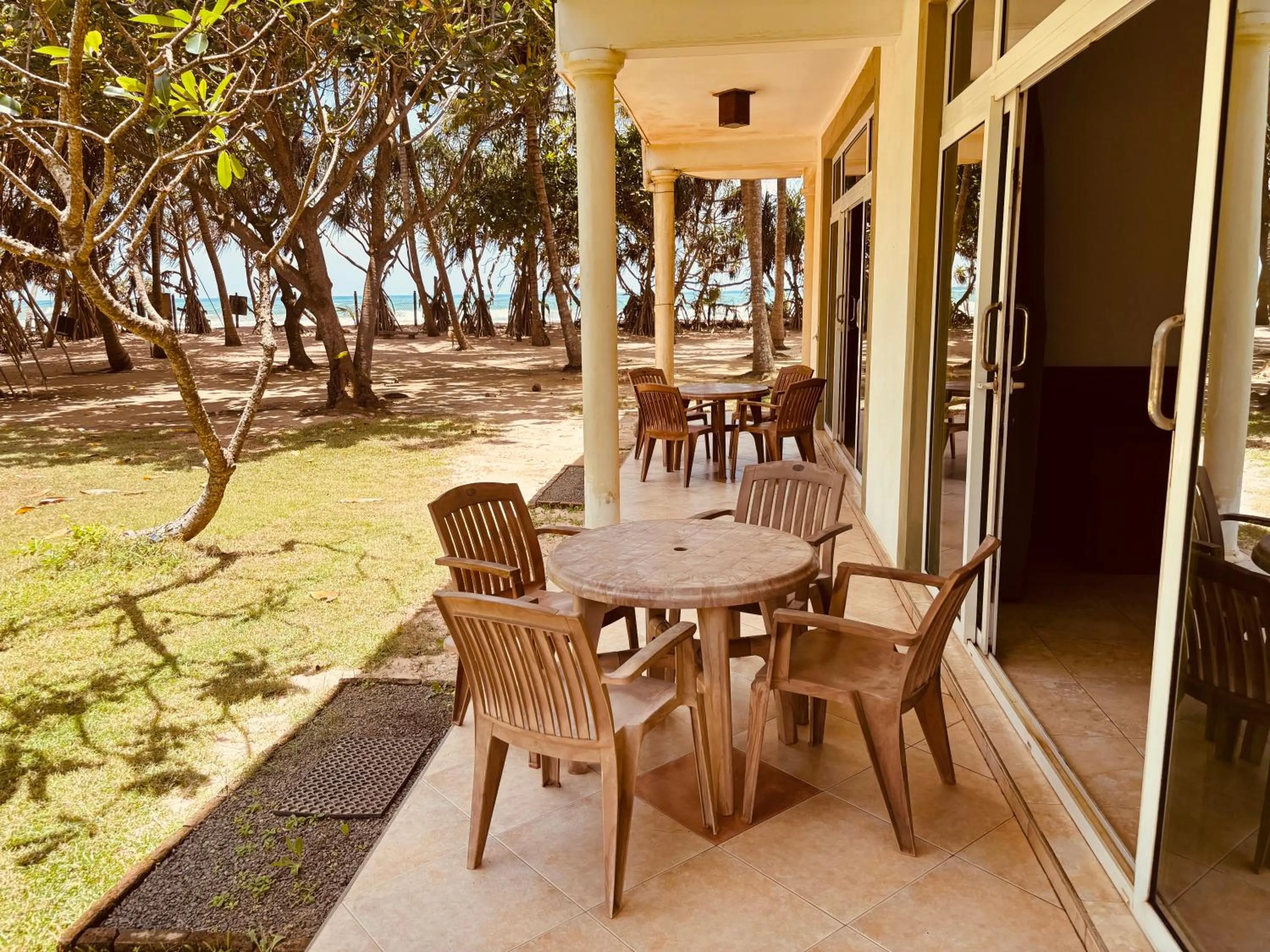 Balcony/Terrace in Raja Beach Hotel