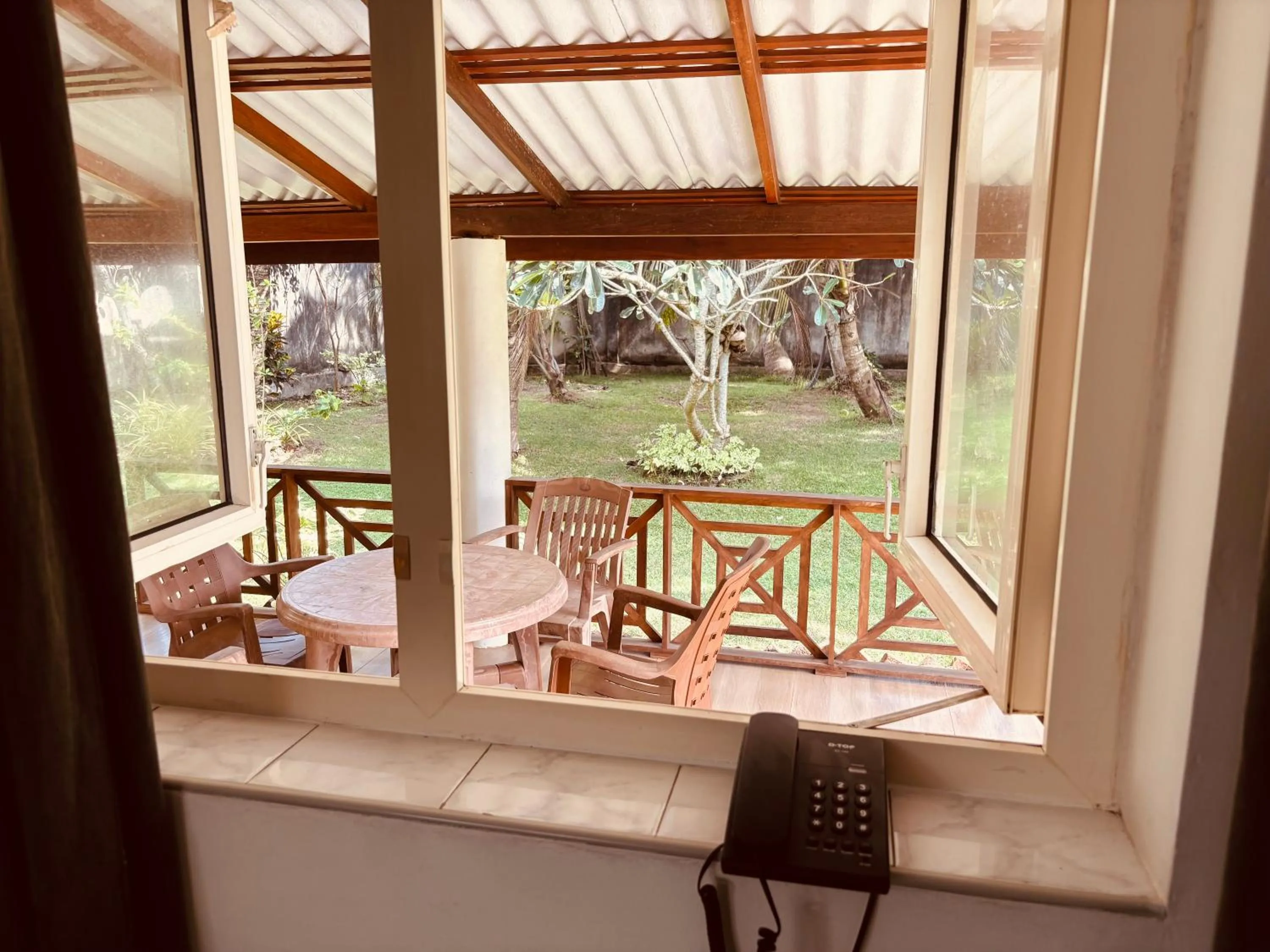 Balcony/Terrace in Raja Beach Hotel