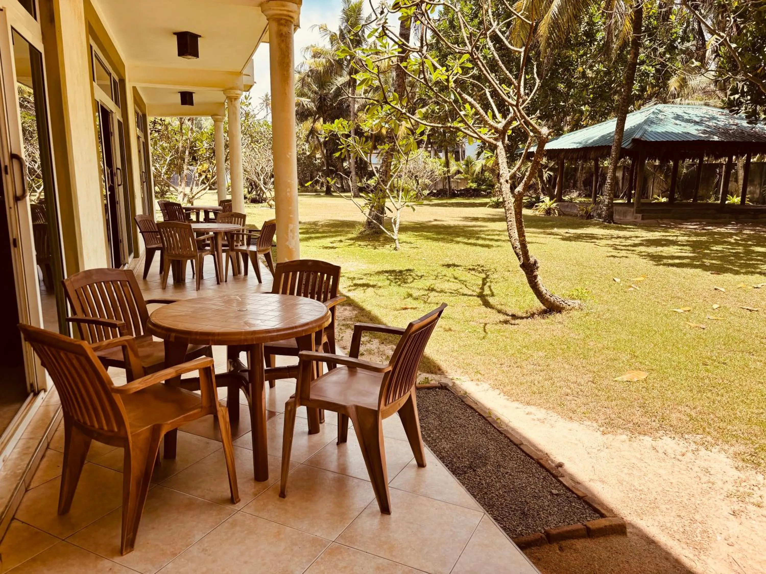 Balcony/Terrace in Raja Beach Hotel