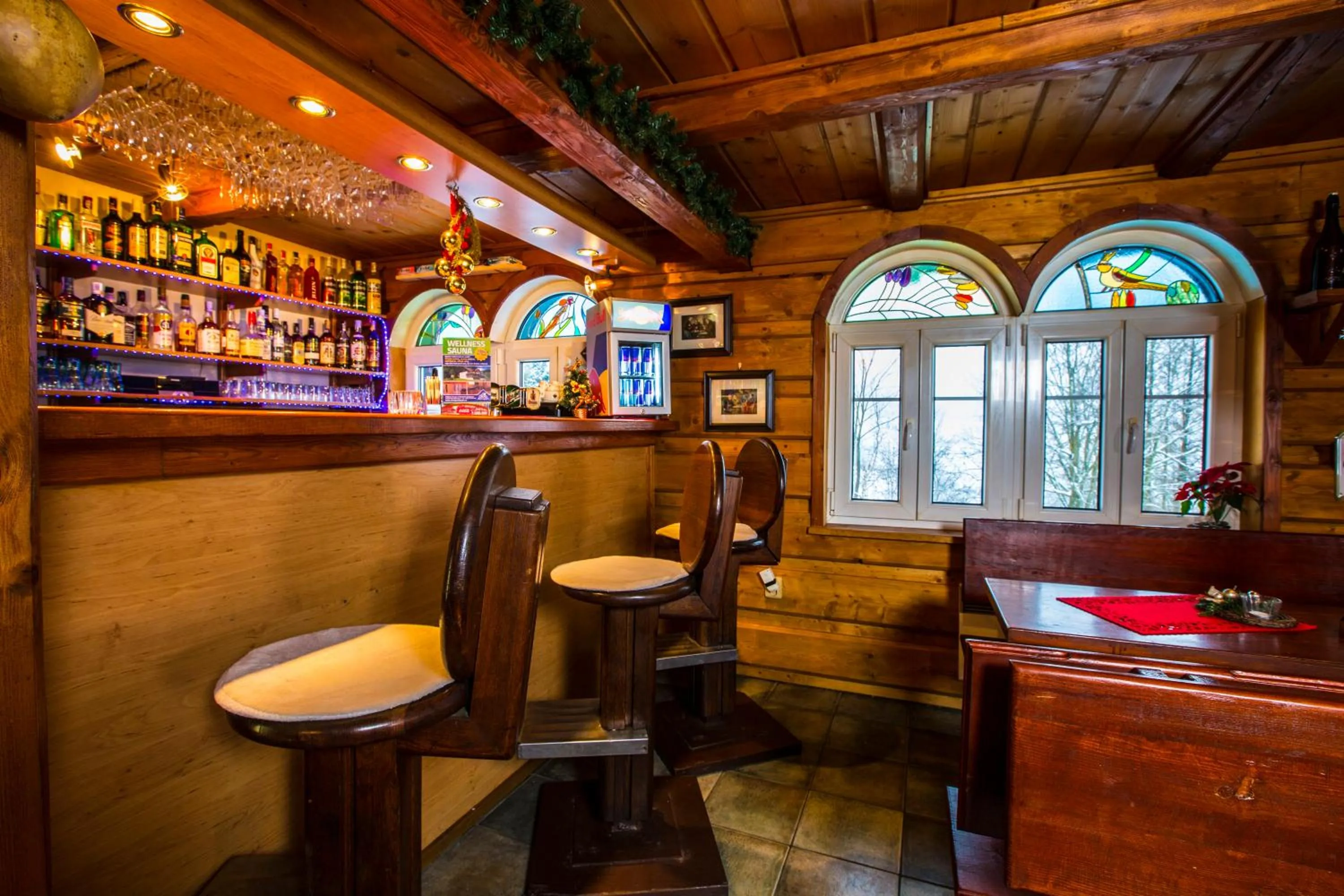 Lounge or bar in Chata Pod lipami