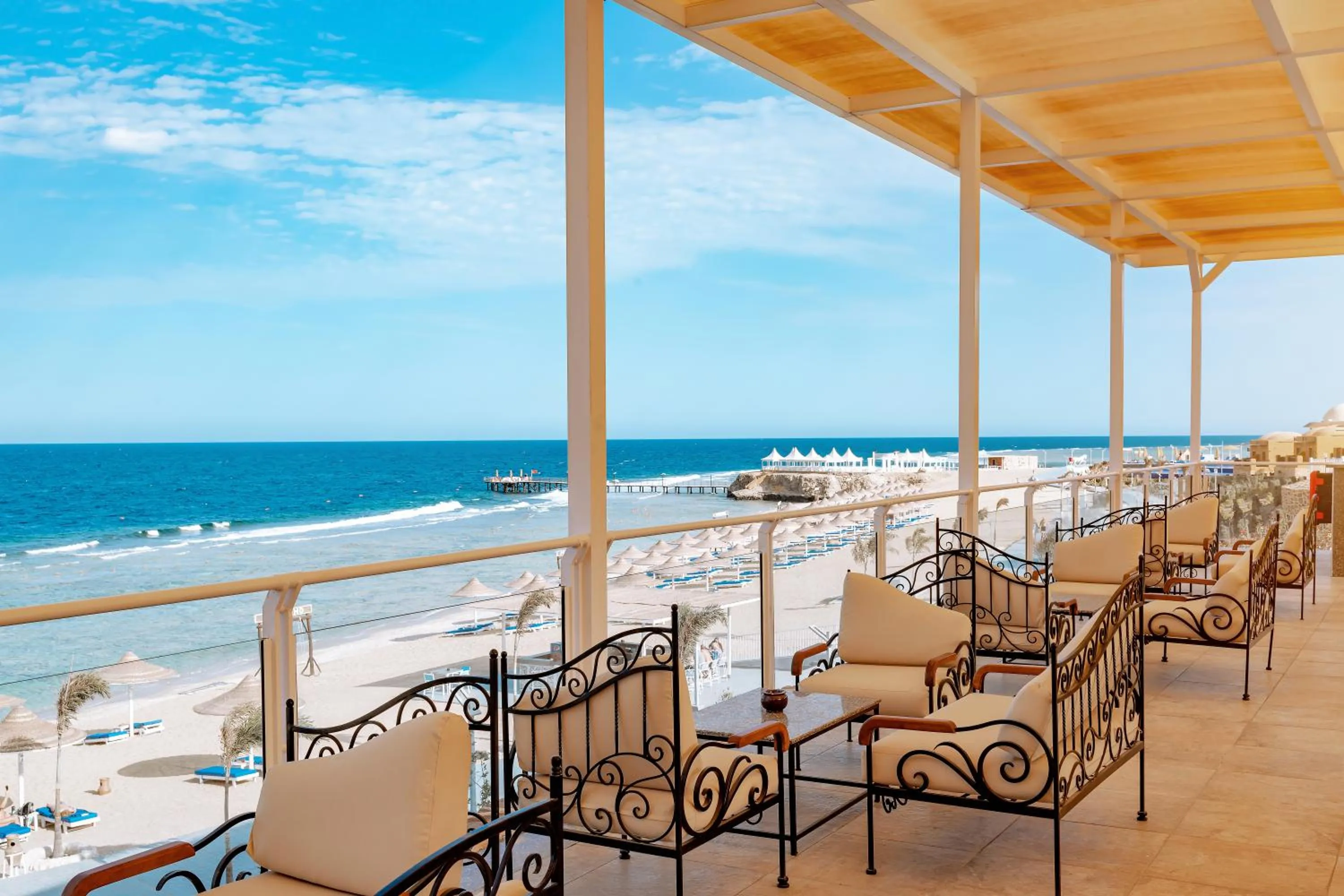 Balcony/Terrace in Pickalbatros Vita Resort - Portofino Marsa Alam