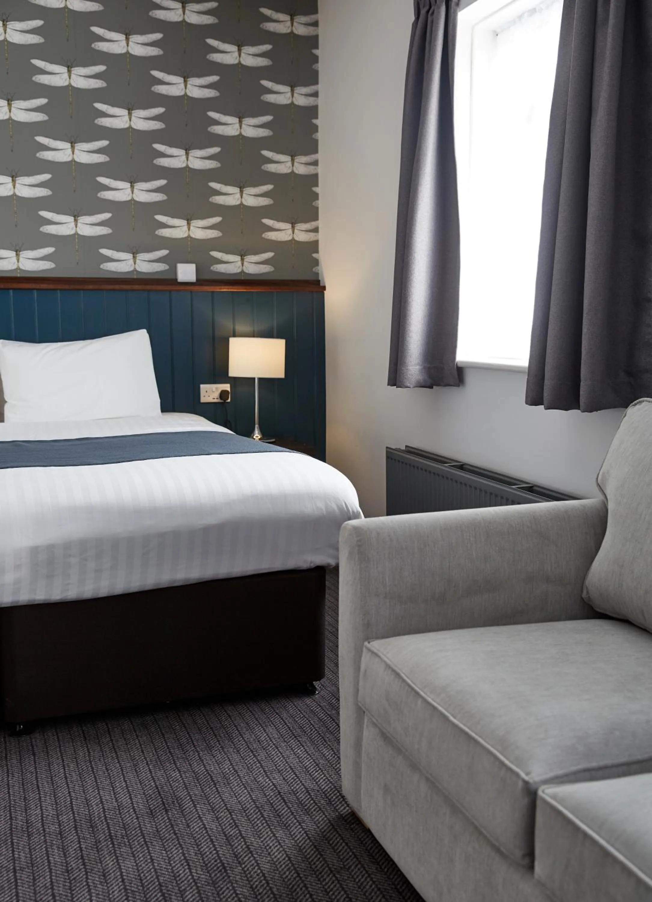 Bed in The Spyglass & Kettle by Greene King Inns