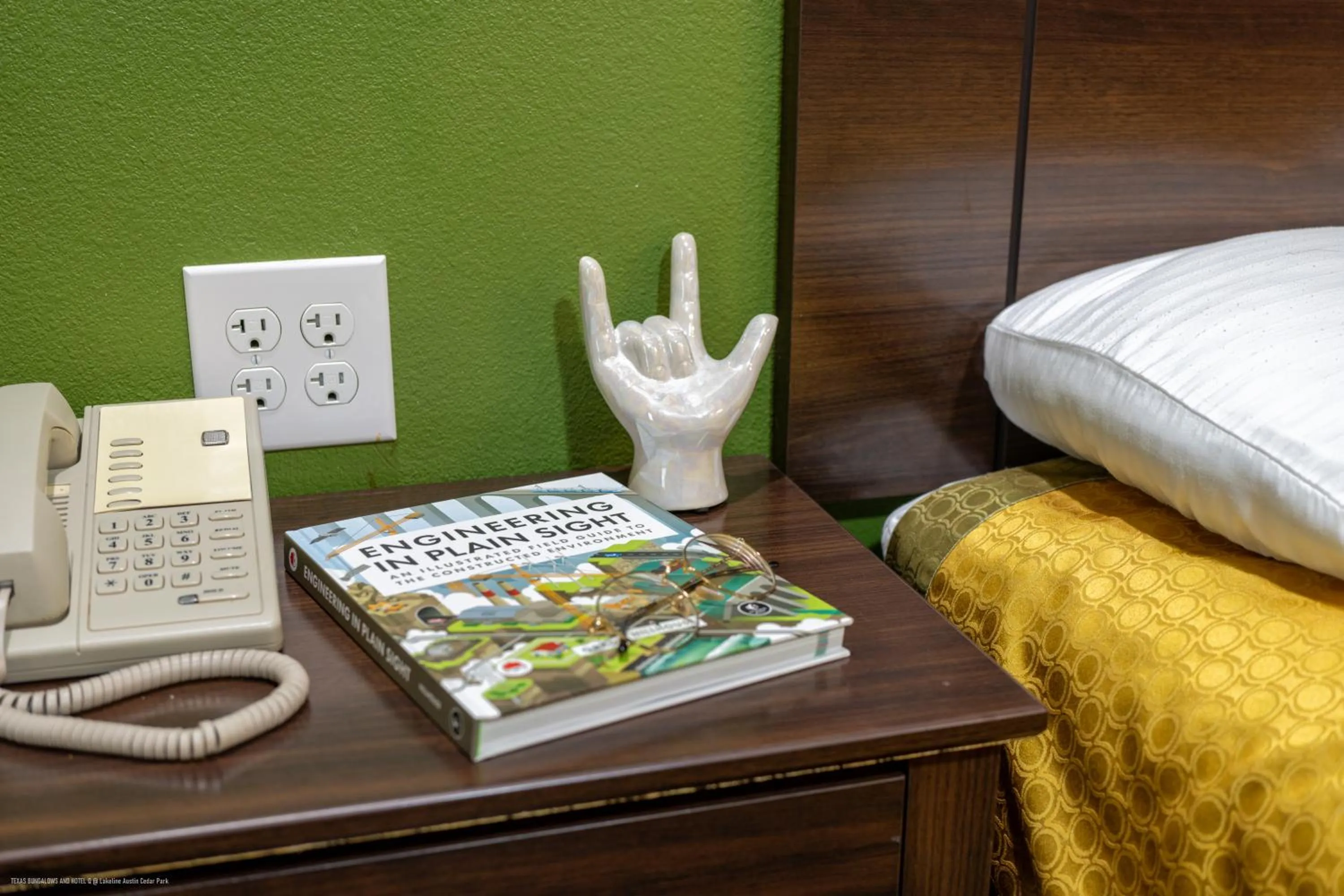 Bed in Texas Bungalows Hotel & Hotel Que at Lakeline Austin Cedar Park