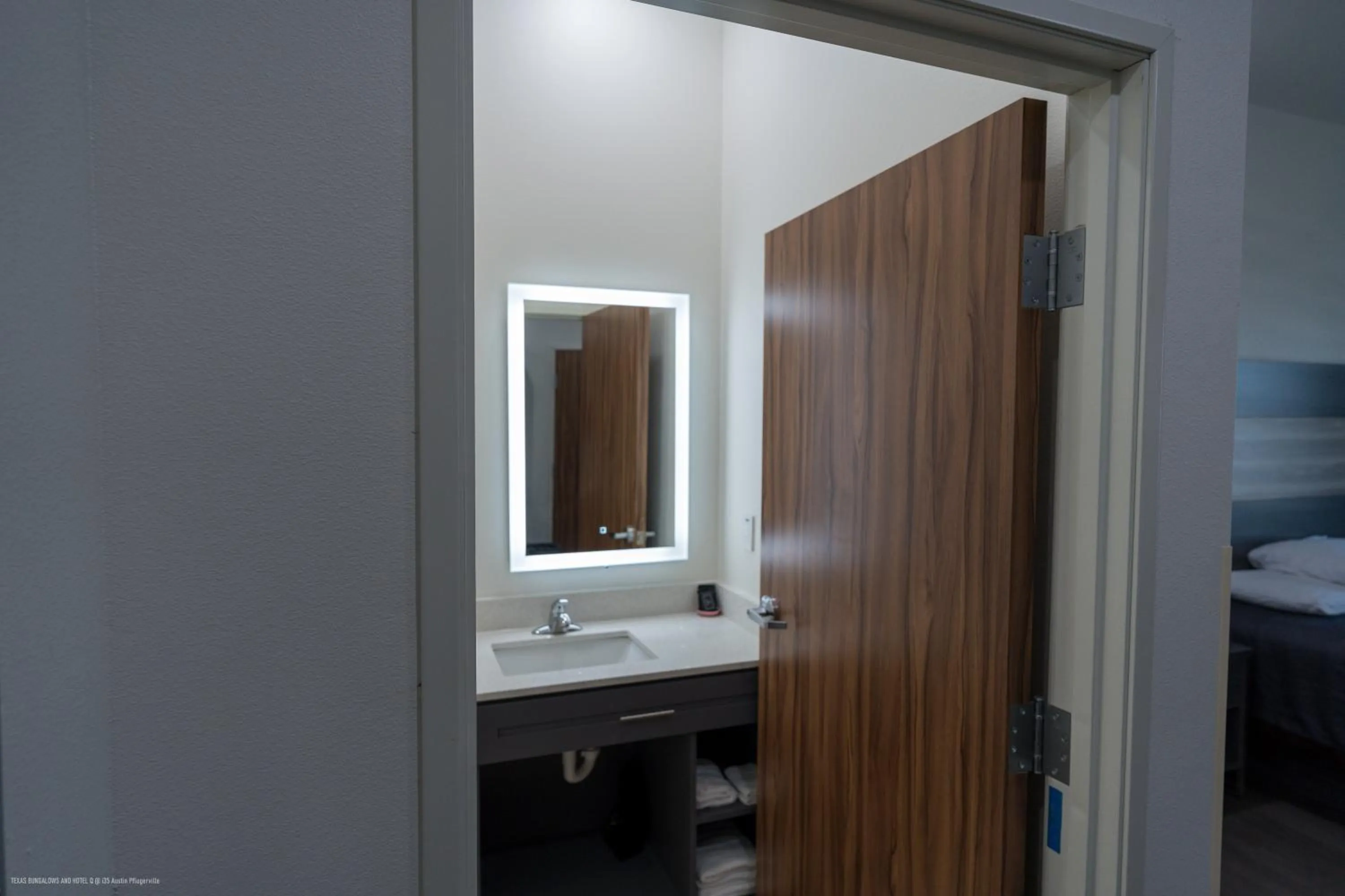 Bathroom in Texas Bungalows Hotel & Hotel Que at Lakeline Austin Cedar Park