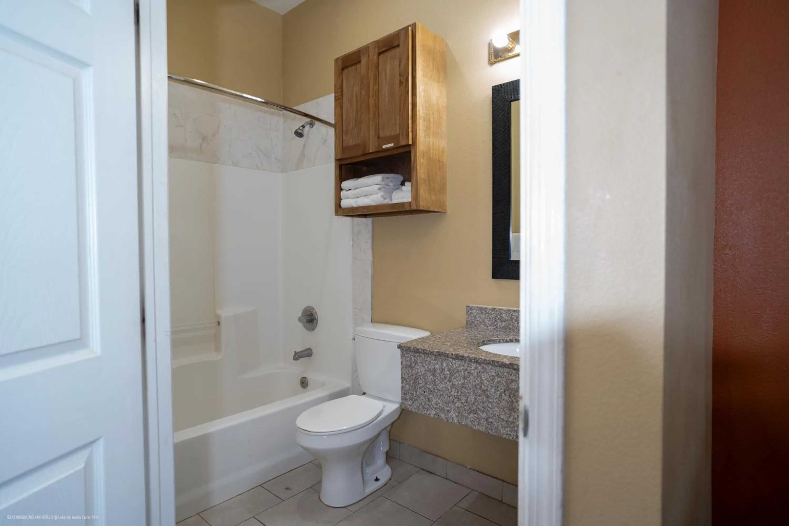 Bathroom in Texas Bungalows Hotel & Hotel Que at Lakeline Austin Cedar Park