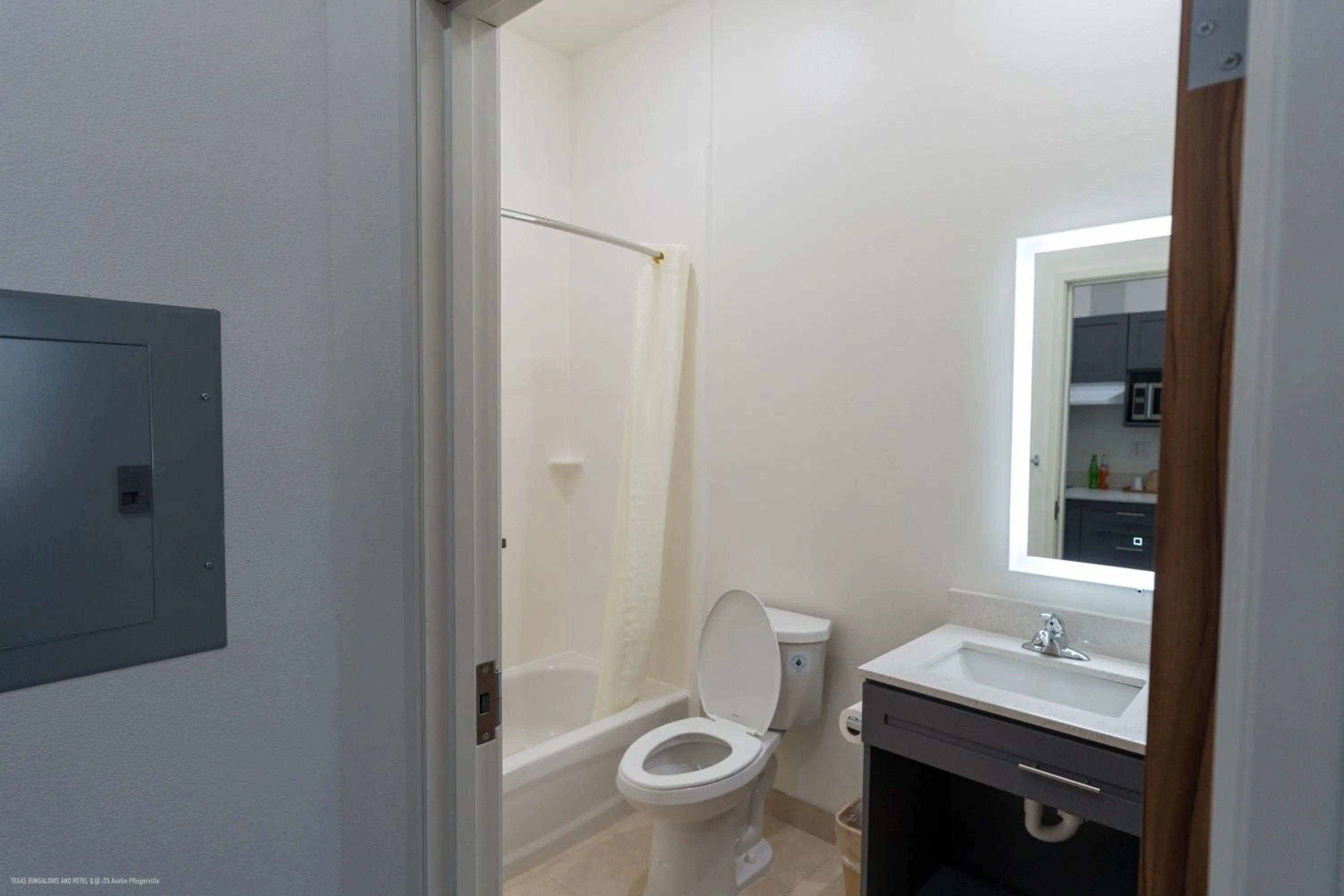 Bathroom in Texas Bungalows Hotel & Hotel Que at Lakeline Austin Cedar Park
