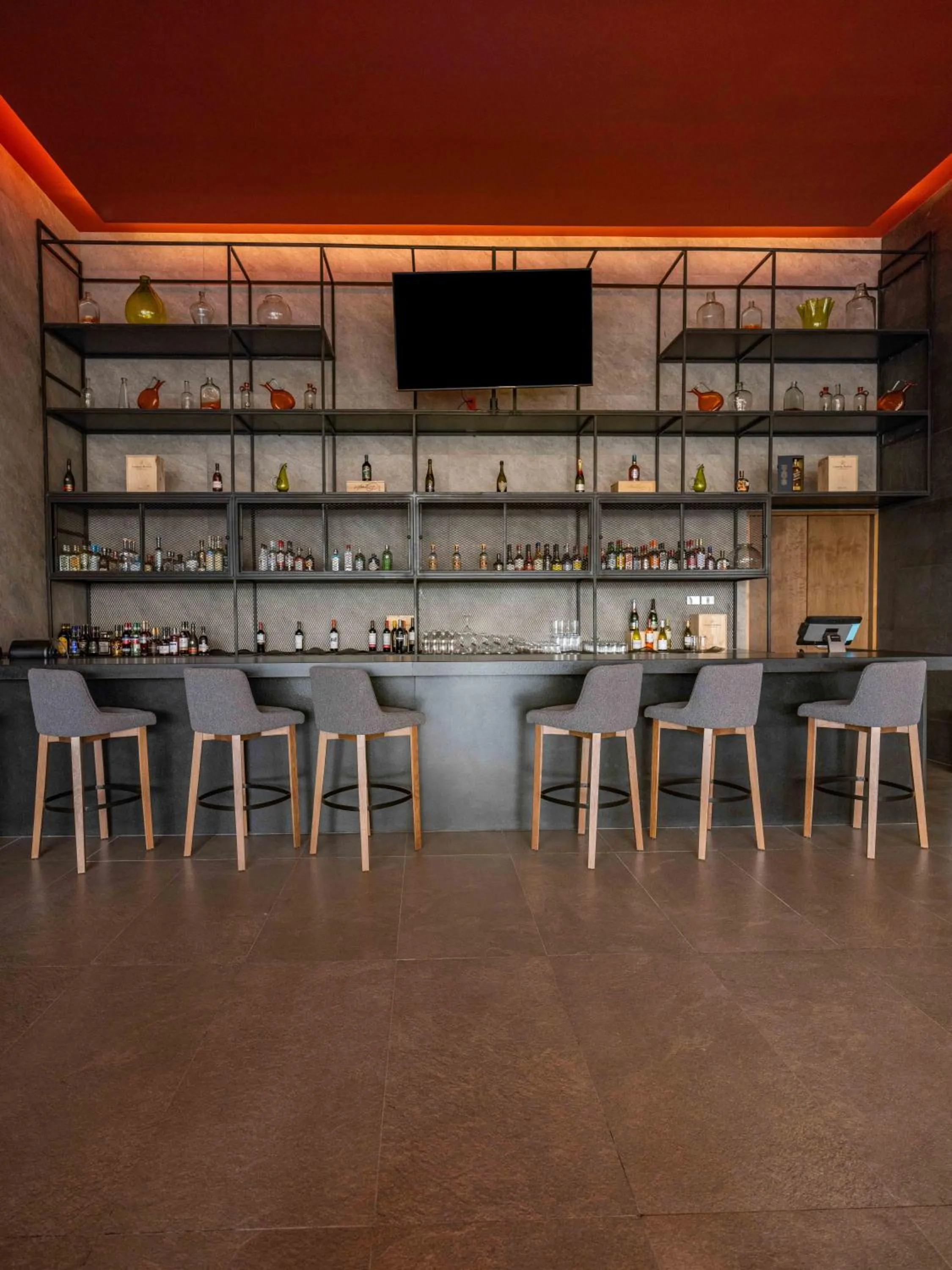 Lounge or bar in Galeria Plaza Leon