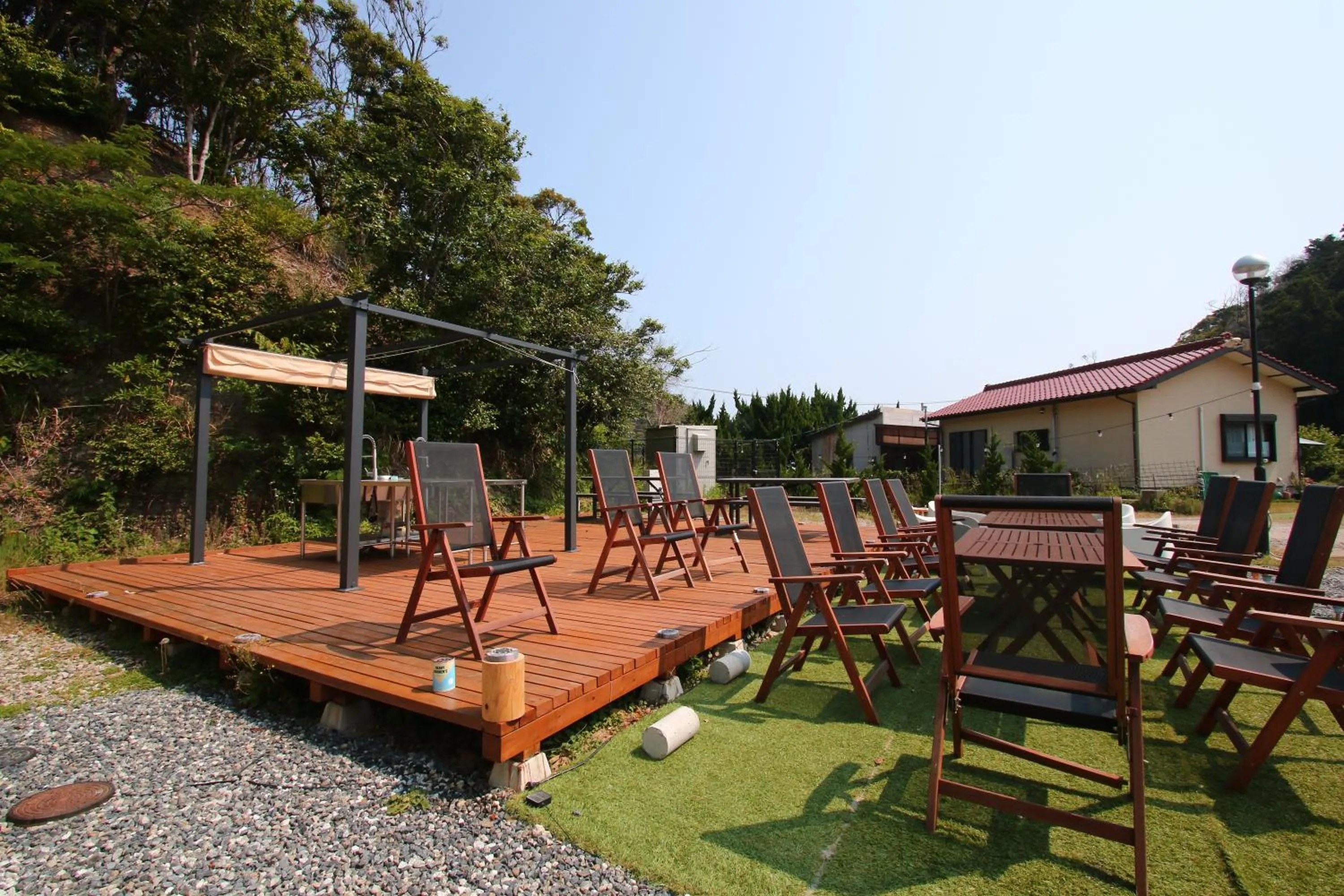 Patio in Sloth Glamping