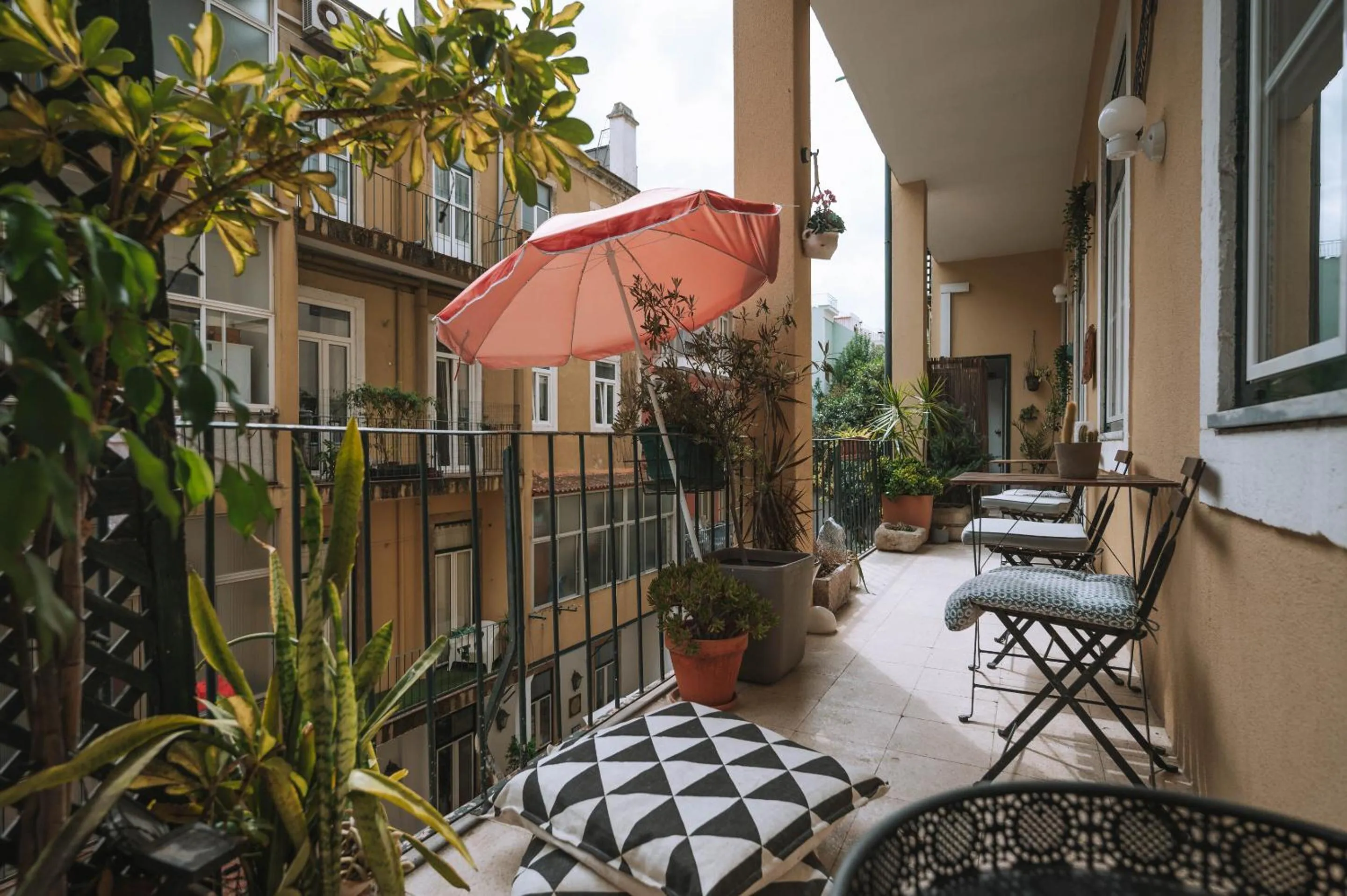 Patio in House Sao Bento