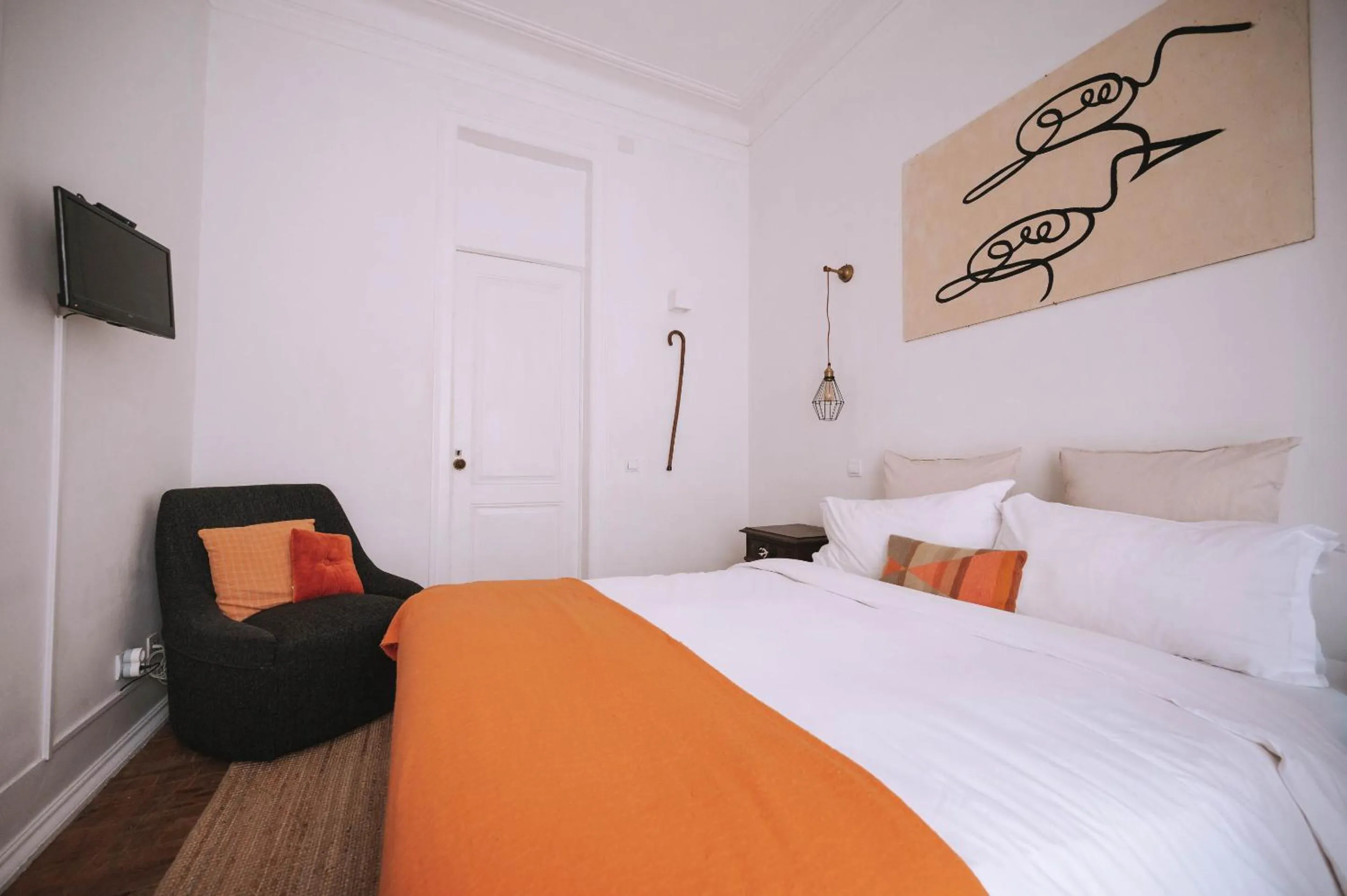 Bedroom, Bed in House Sao Bento