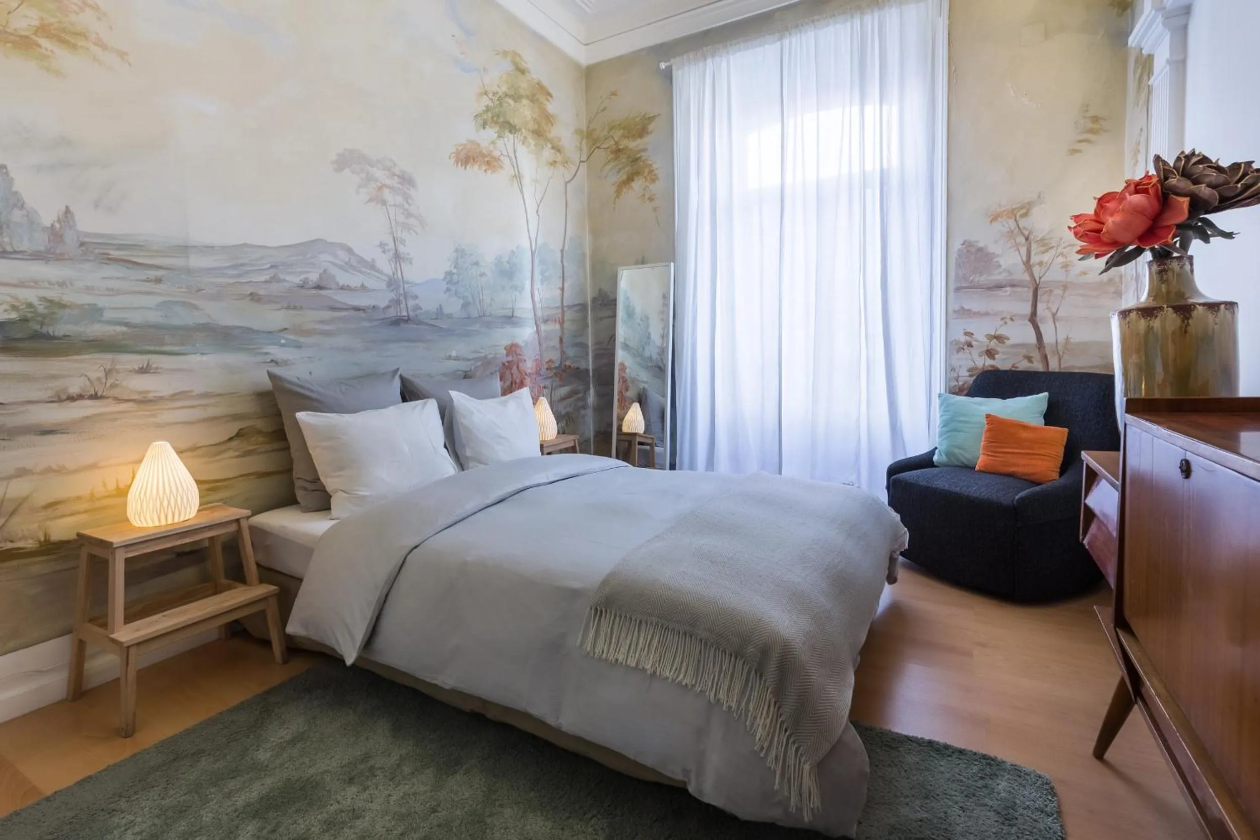 Bedroom, Bed in House Sao Bento