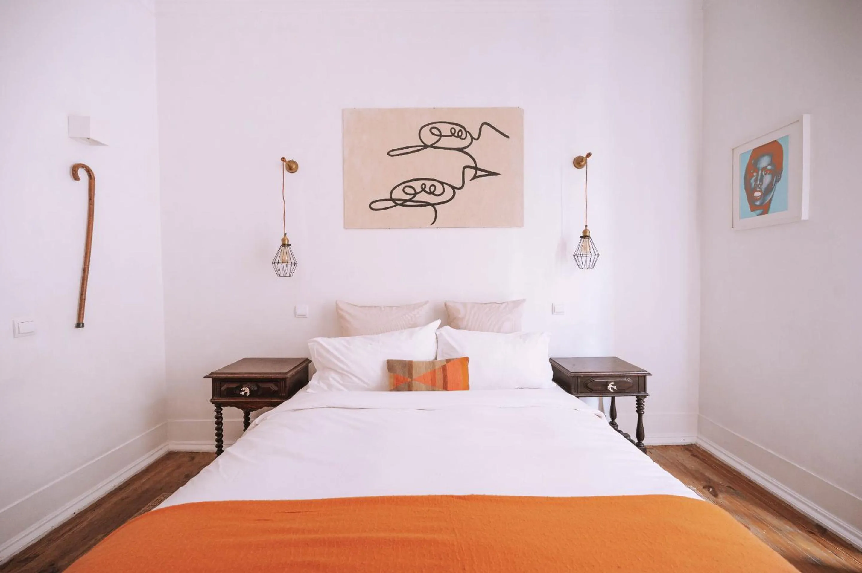 Bedroom, Bed in House Sao Bento