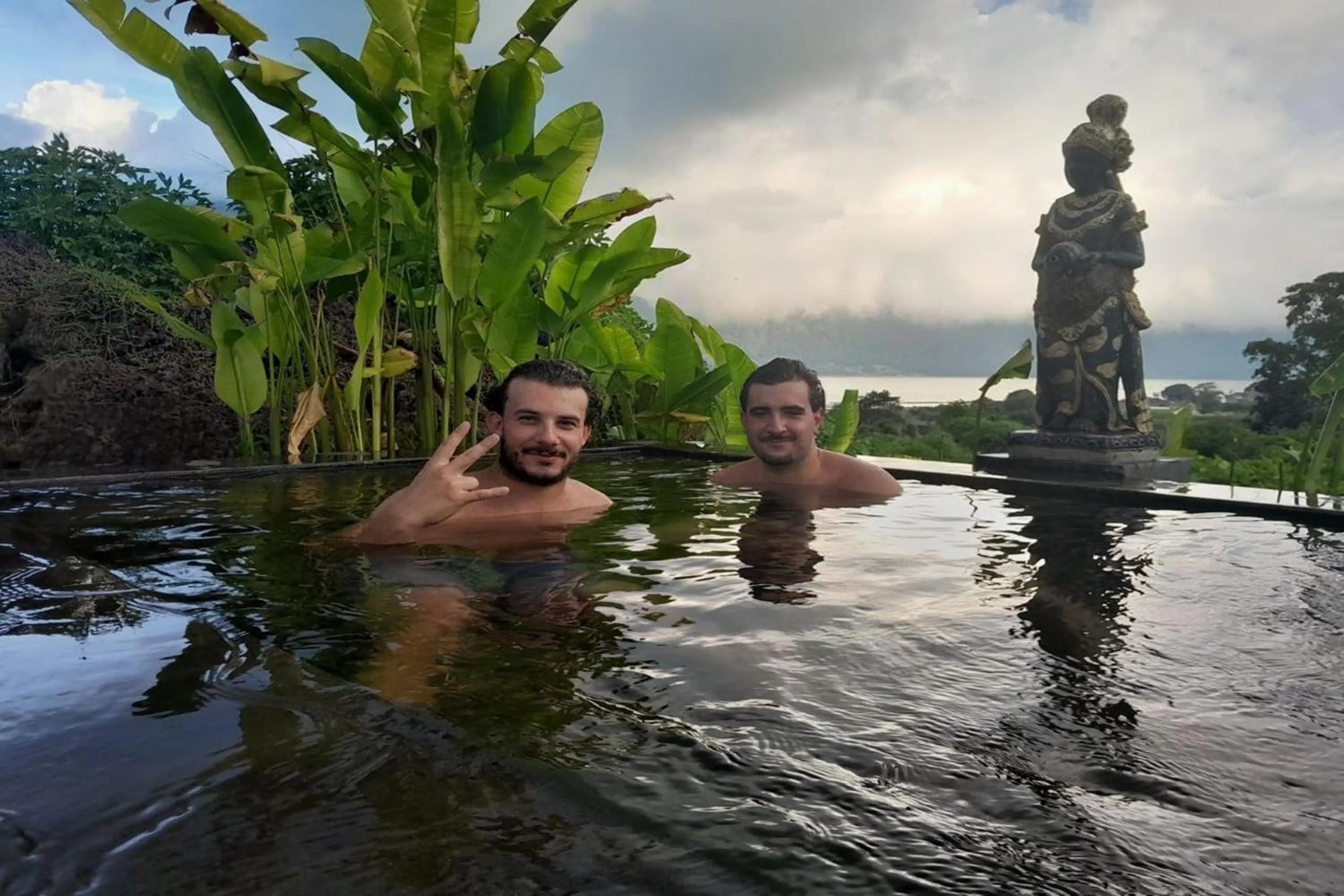 Pool view in Onion Garden And Natural Hotspring