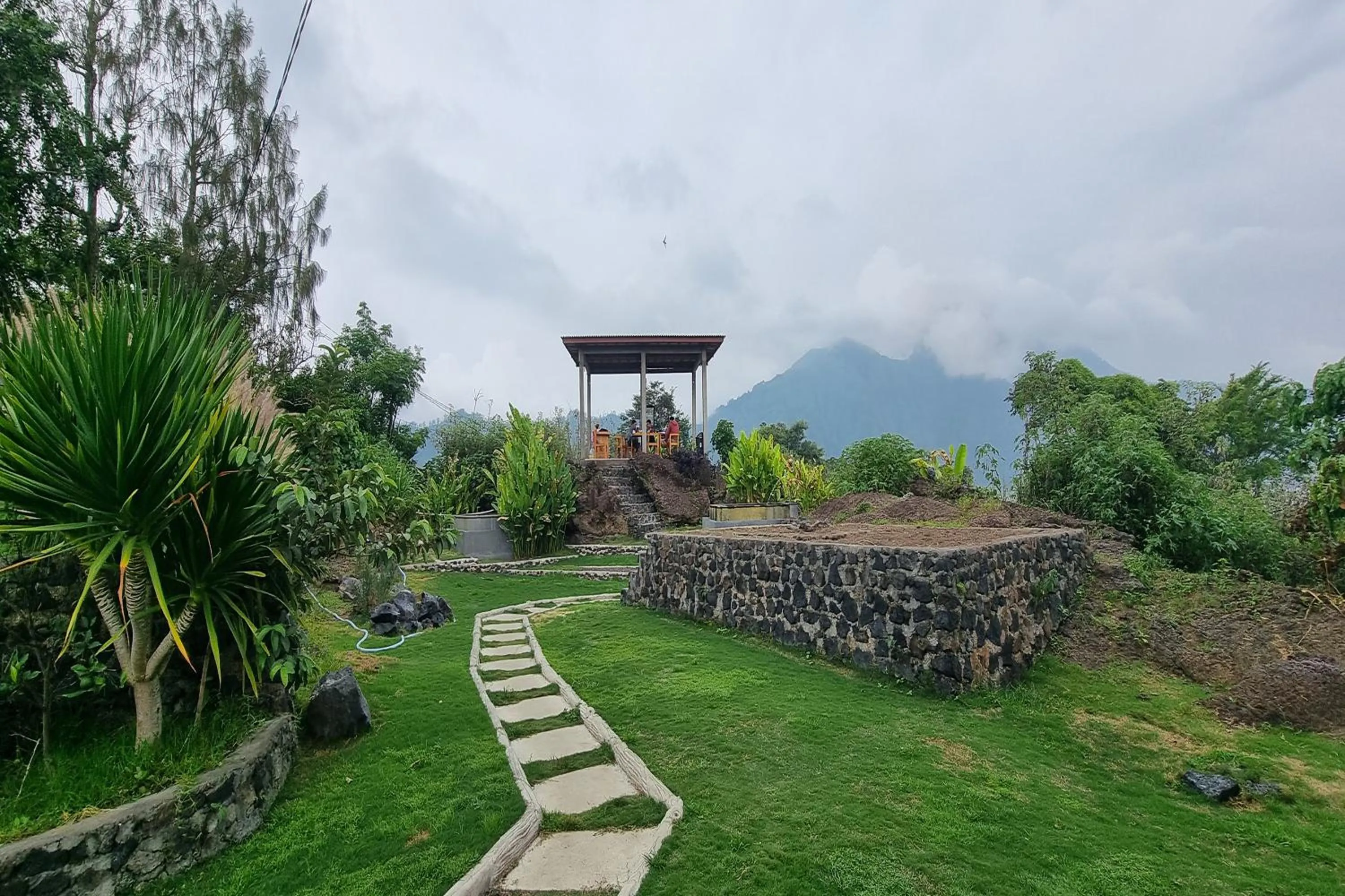 Natural landscape in Onion Garden And Natural Hotspring