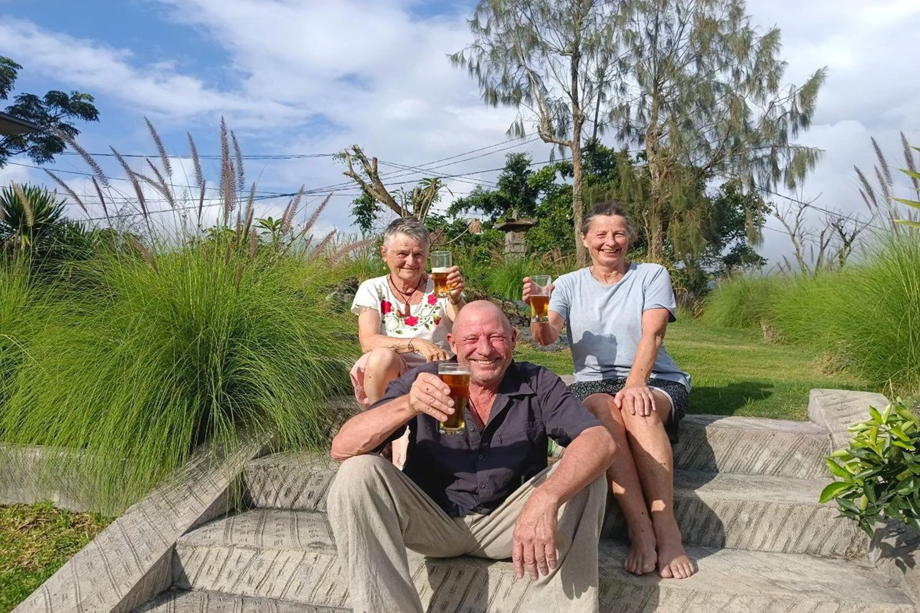 group of guests in Onion Garden And Natural Hotspring