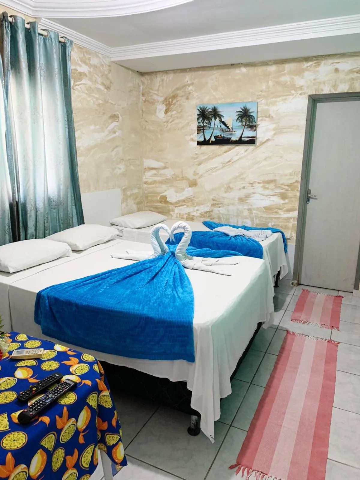 Bed in Pousada Casa Porto