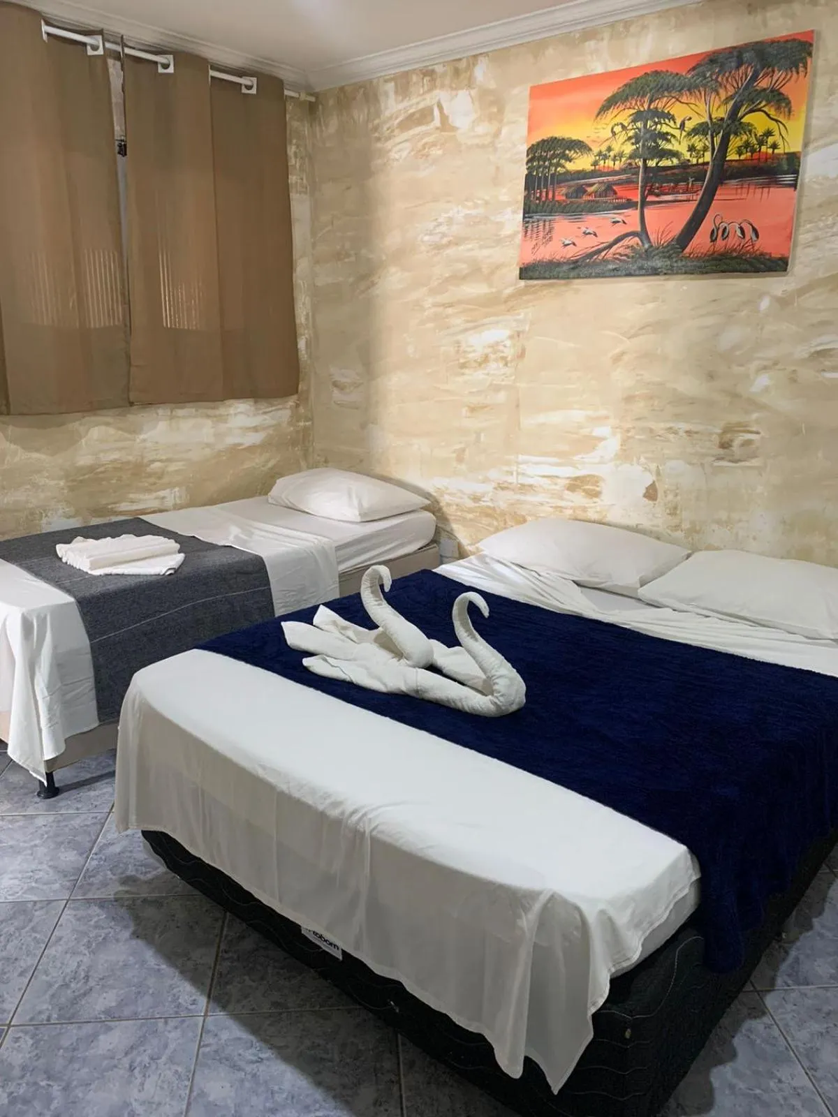 Bed in Pousada Casa Porto