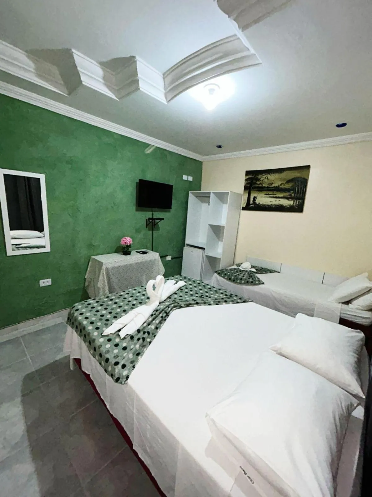 Bed in Pousada Casa Porto